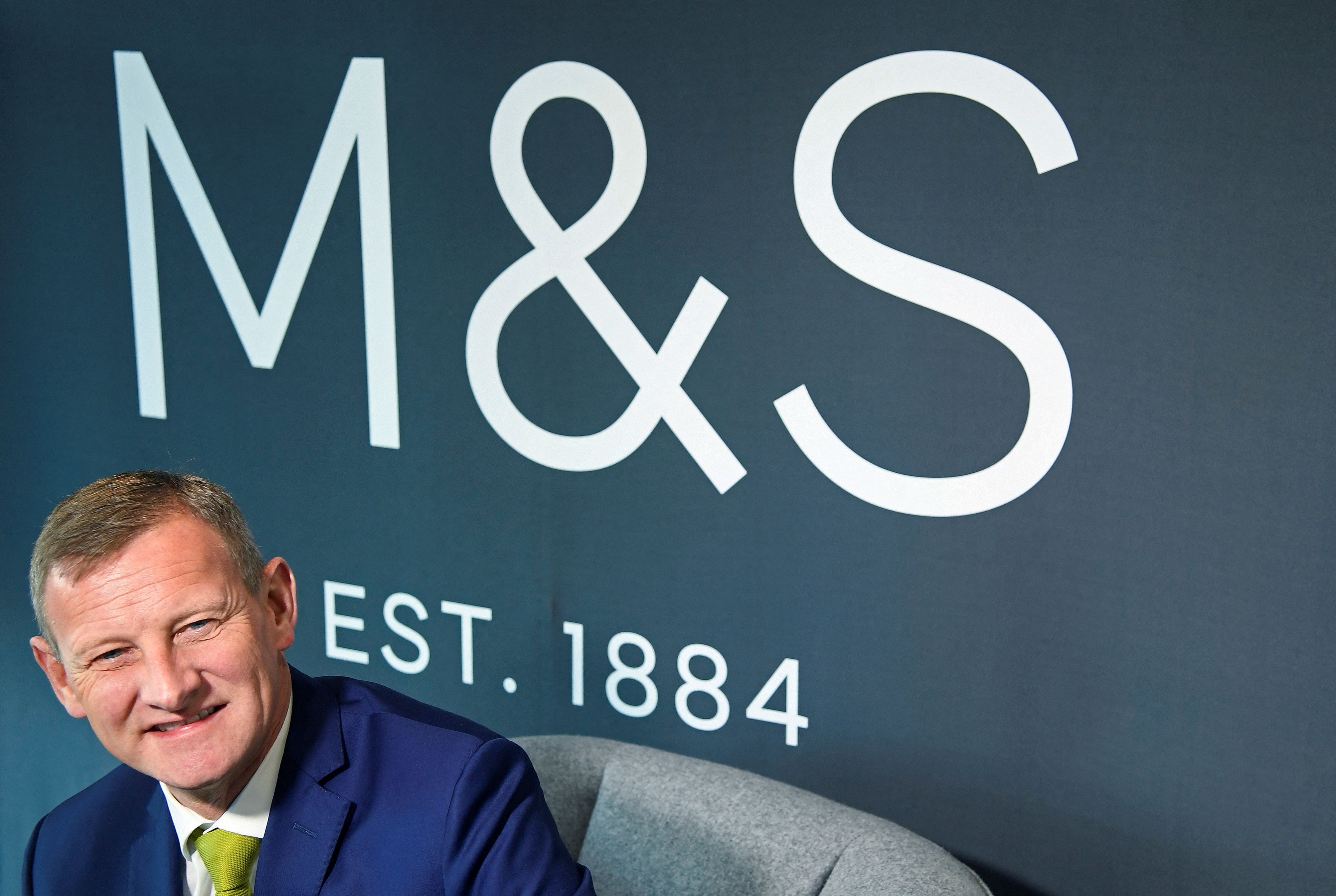 Rowe, CEO of Marks and Spencer, poses for a photograph at the company head office in London, Britain