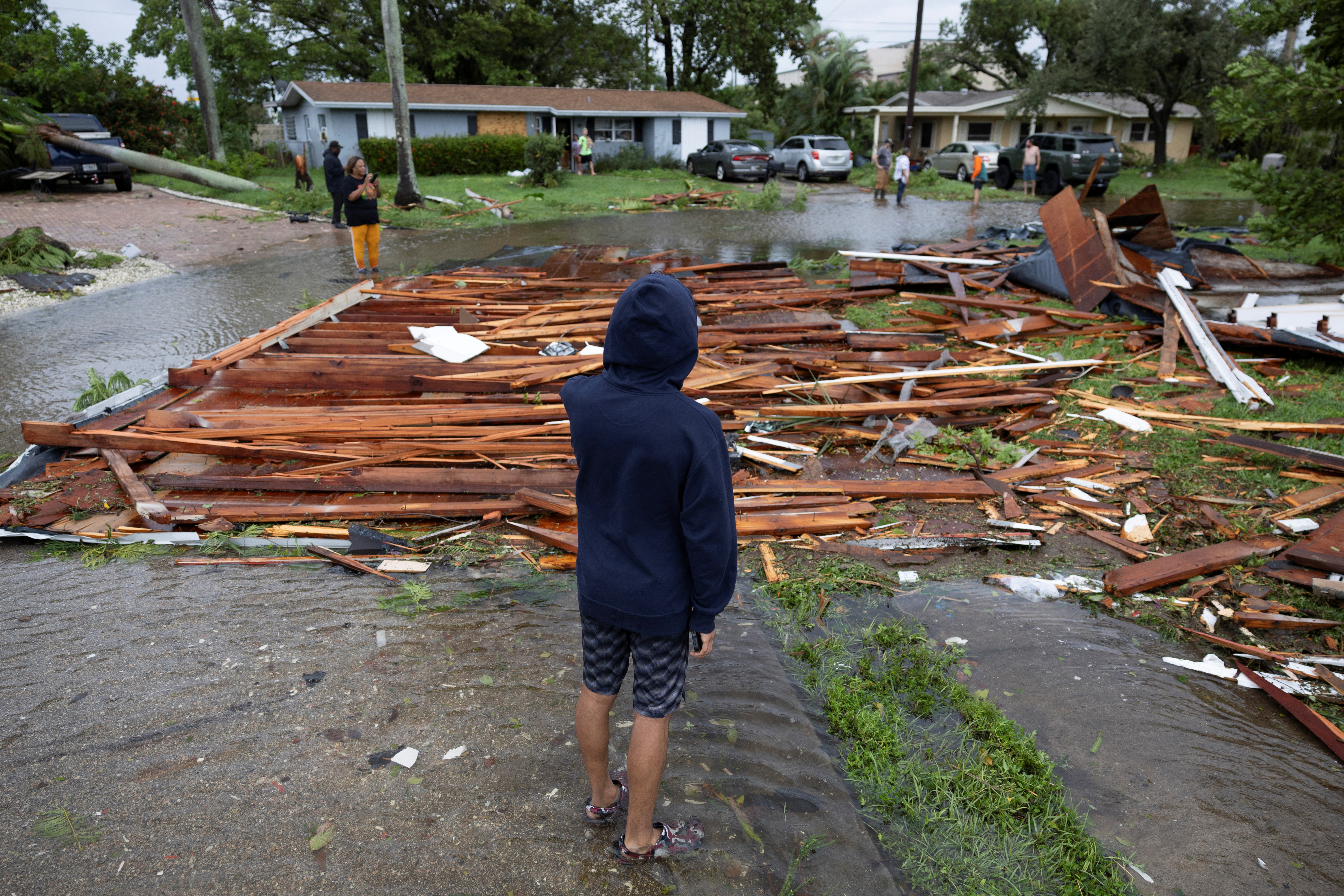Scenes from Florida in the aftermath of Hurricane Milton - October 14 ...