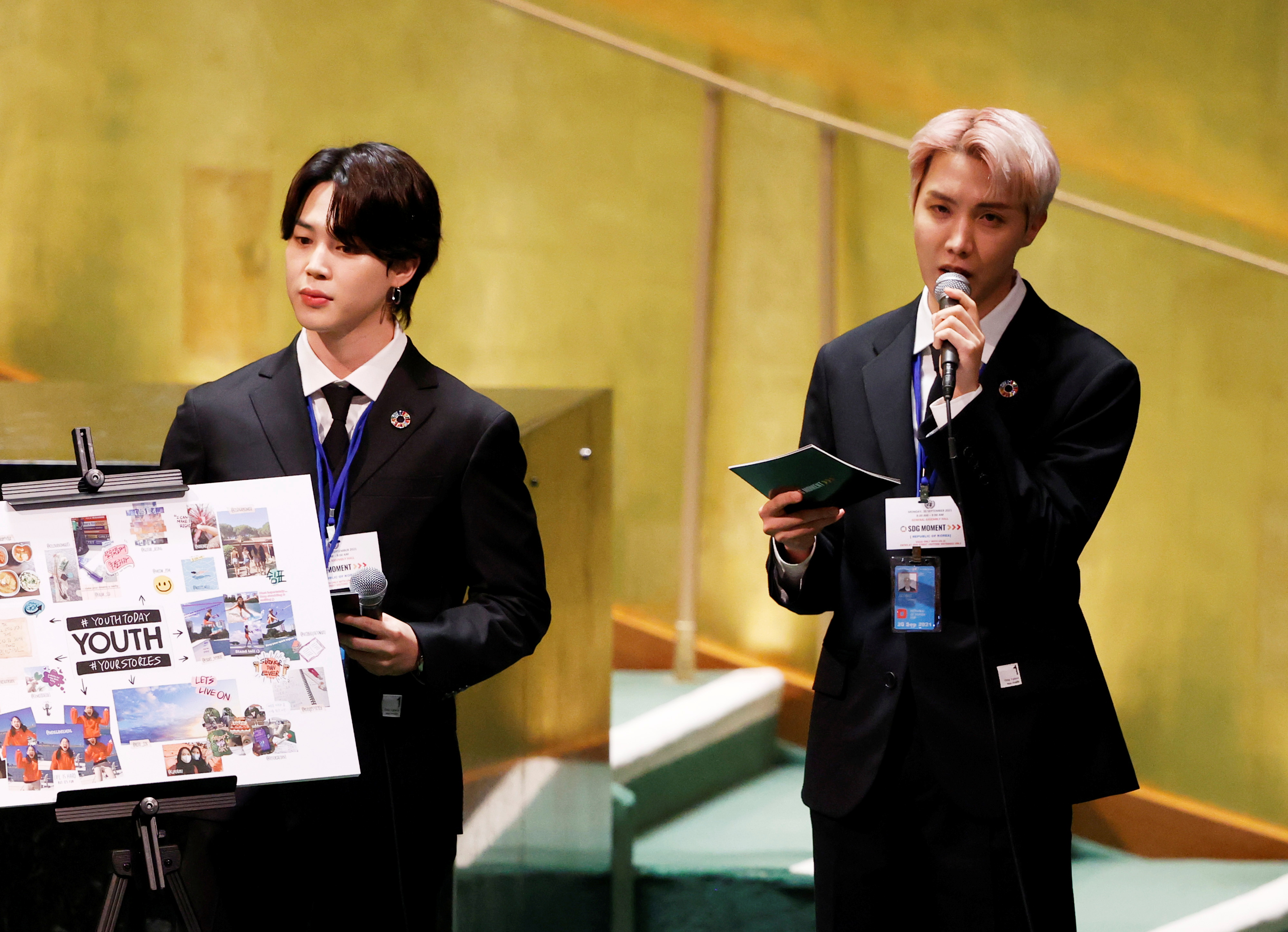 BTS address the United Nations and perform 'Permission to Dance