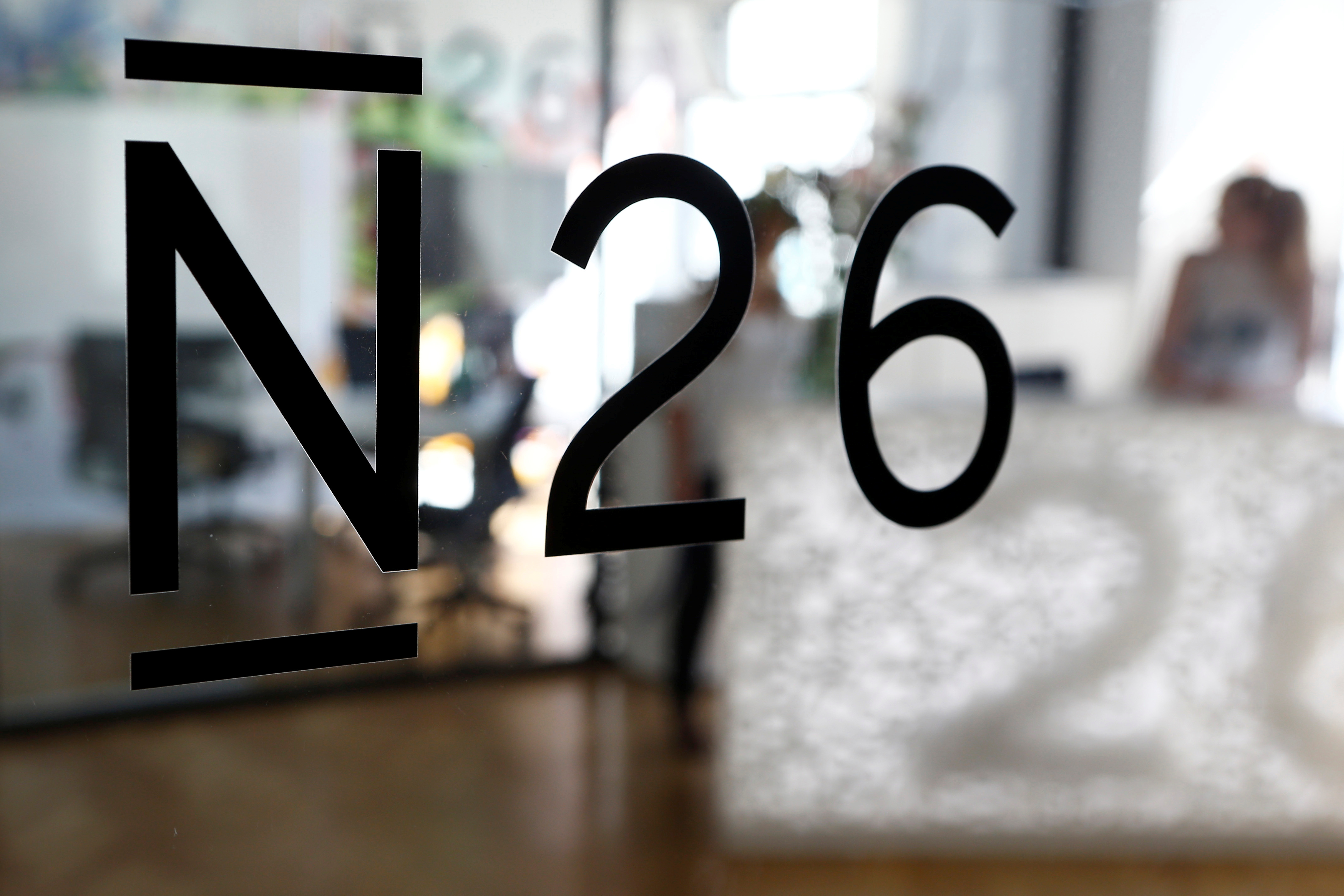 The logo of the Fintech N26 (Number26), seen in the N26 office in Berlin