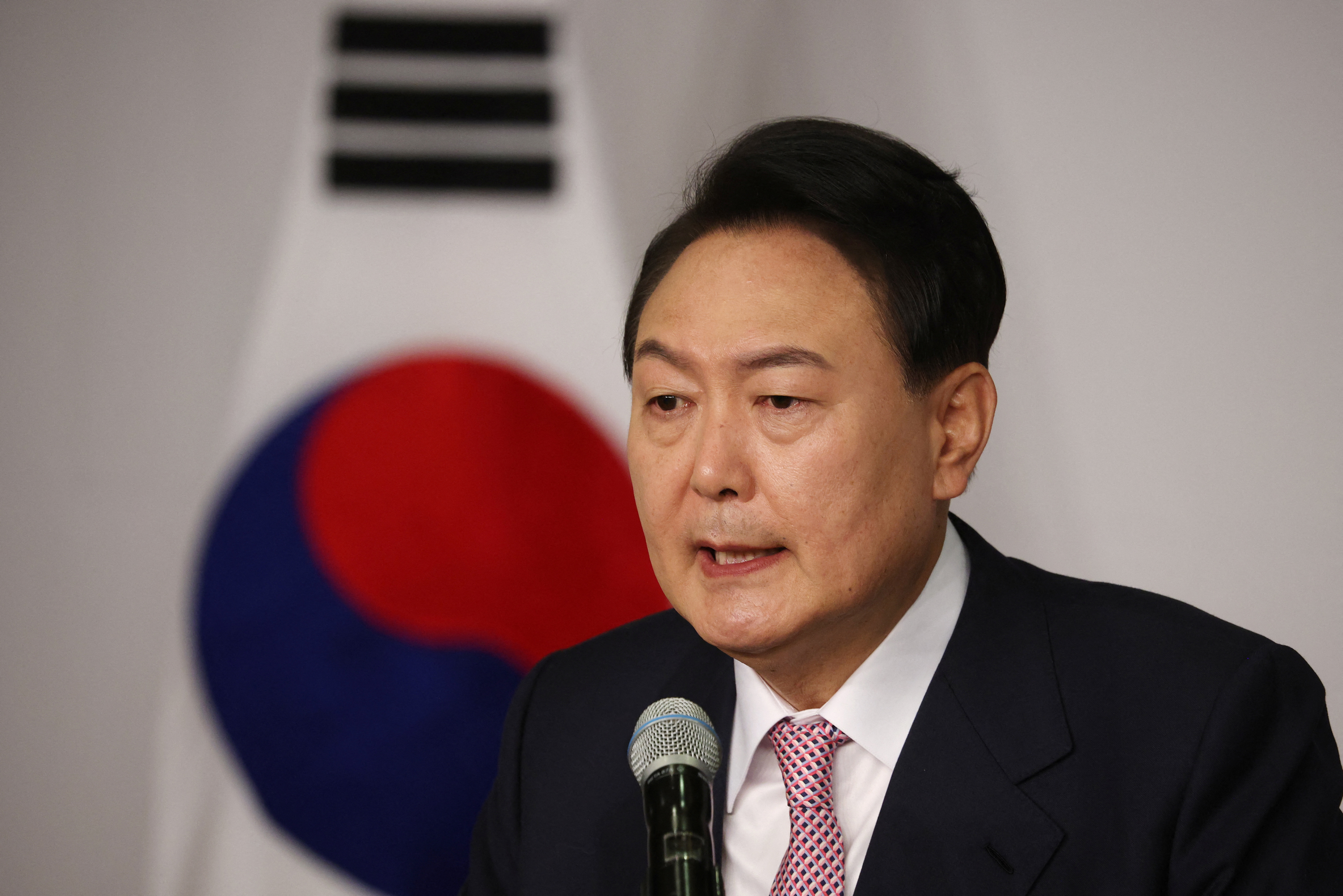 News conference of South Korea's president-elect Yoon Suk-yeol