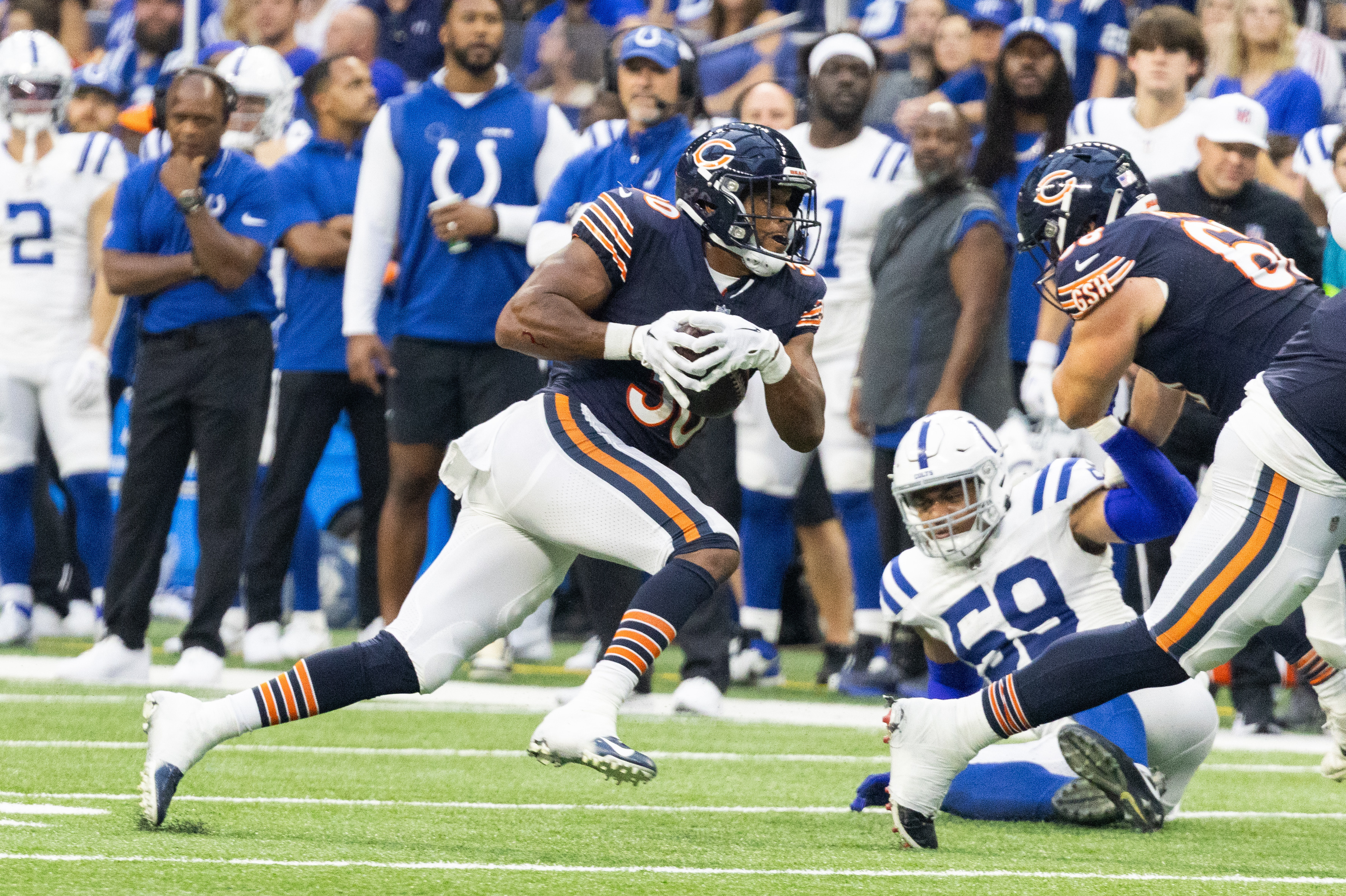 Sam Ehlinger, Colts reserves rally past Bears