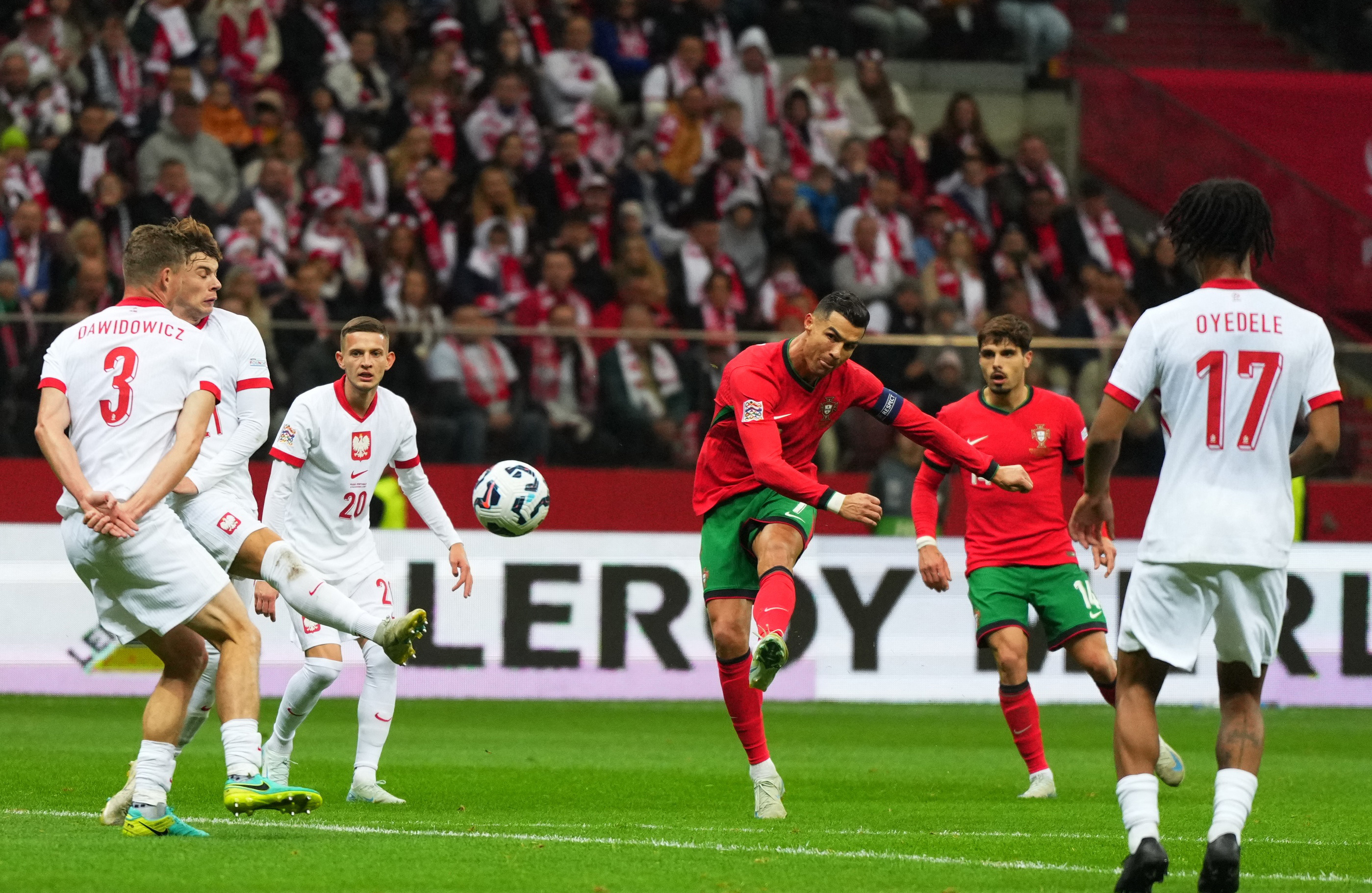 Ronaldo on target as Portugal maintain perfect Nations League start