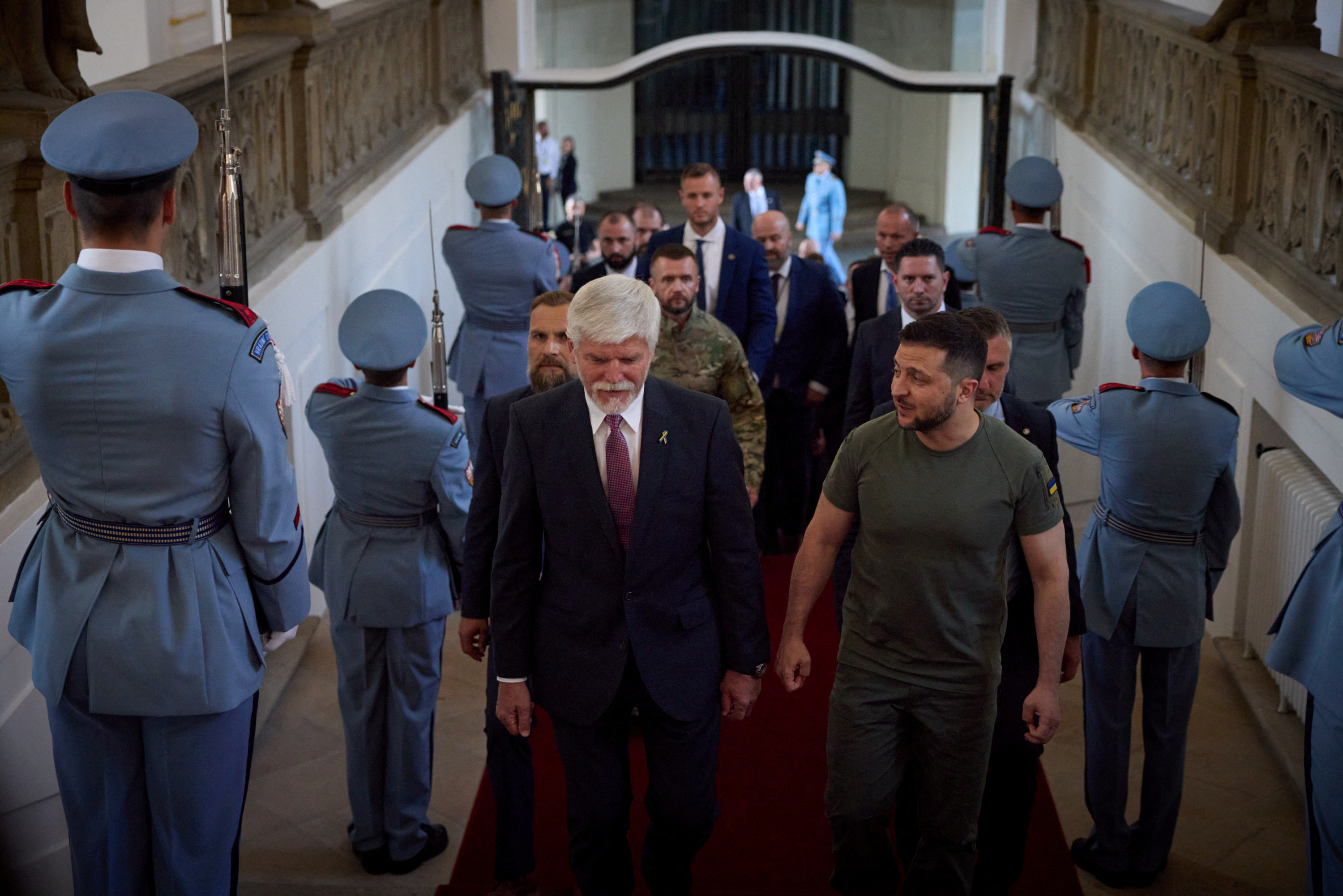 Ukraine's President Zelenskiy visits Czech Republic