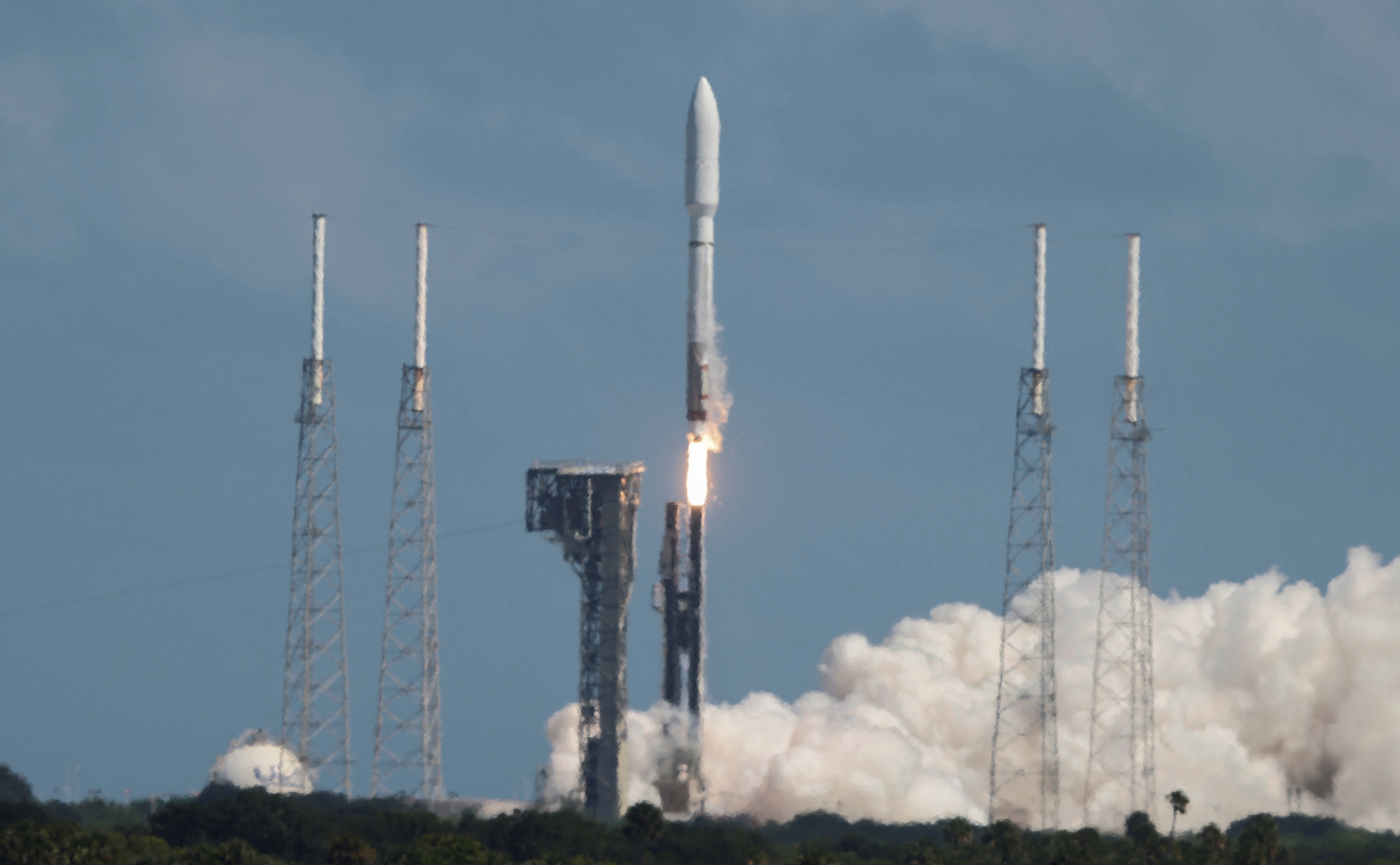 Amazon's internet satellites launched from Cape Canaveral