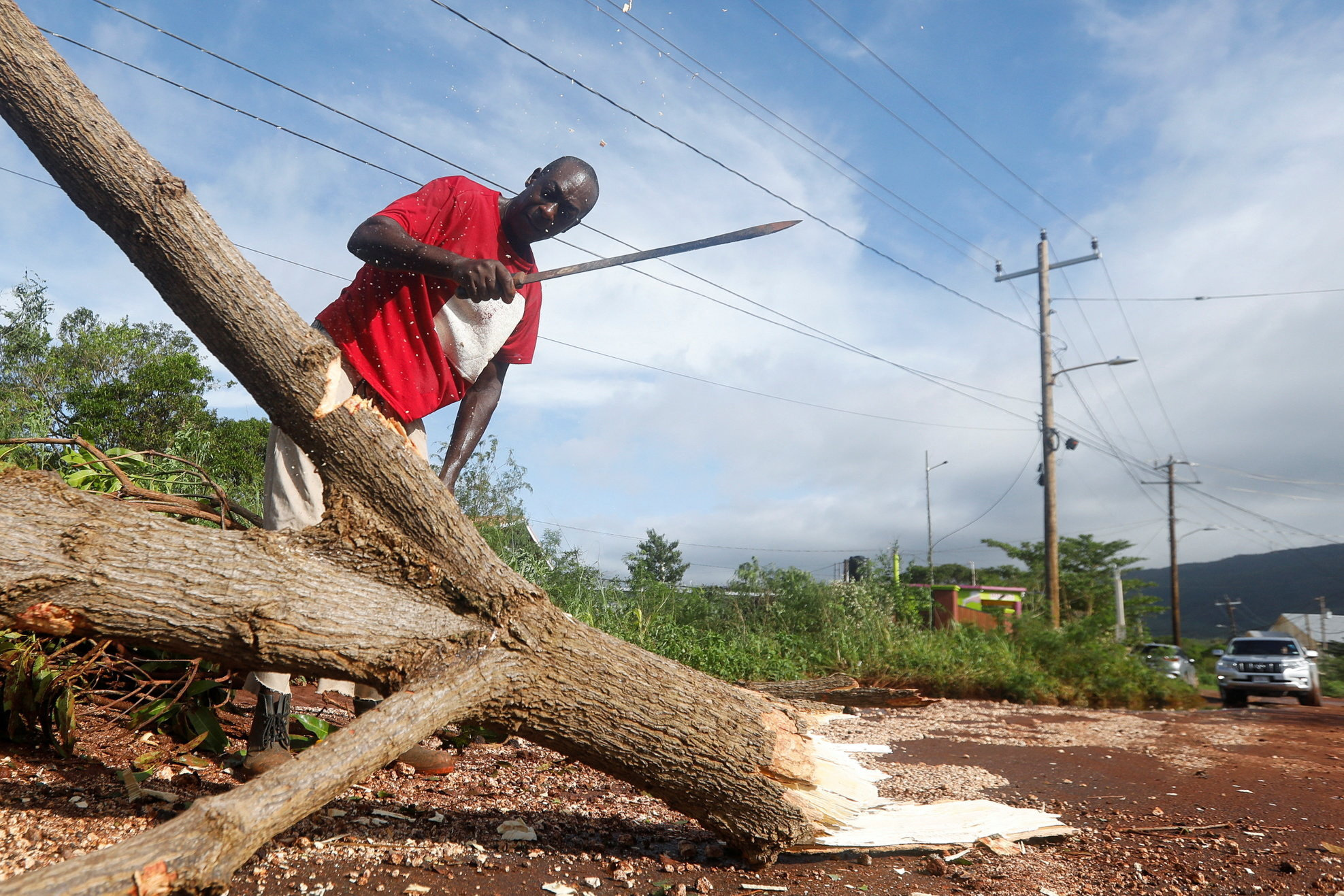 Aftermath of Hurricane Melissa, in Jamaica
