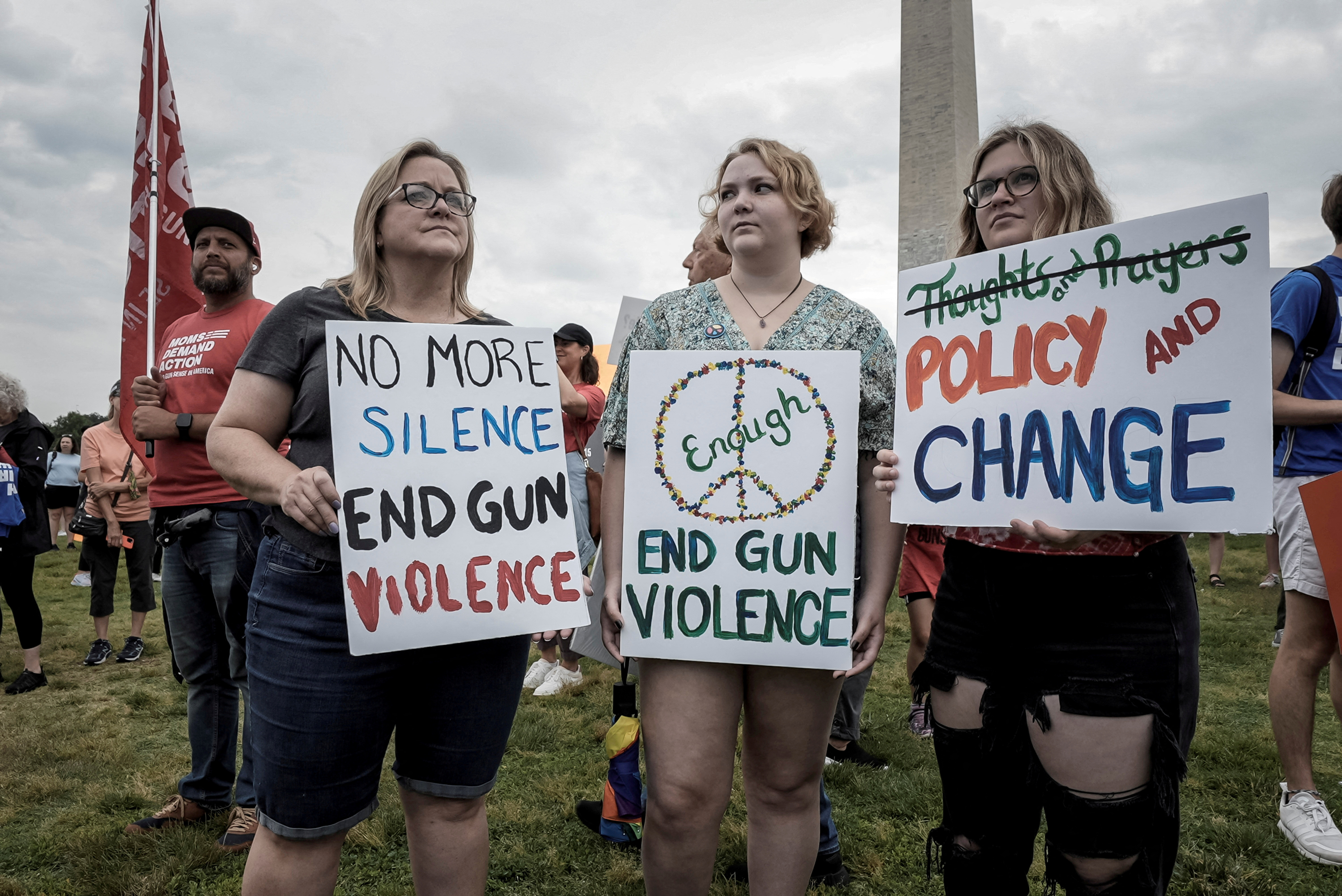 Gun control advocates protest against gun violence during rally in Washington