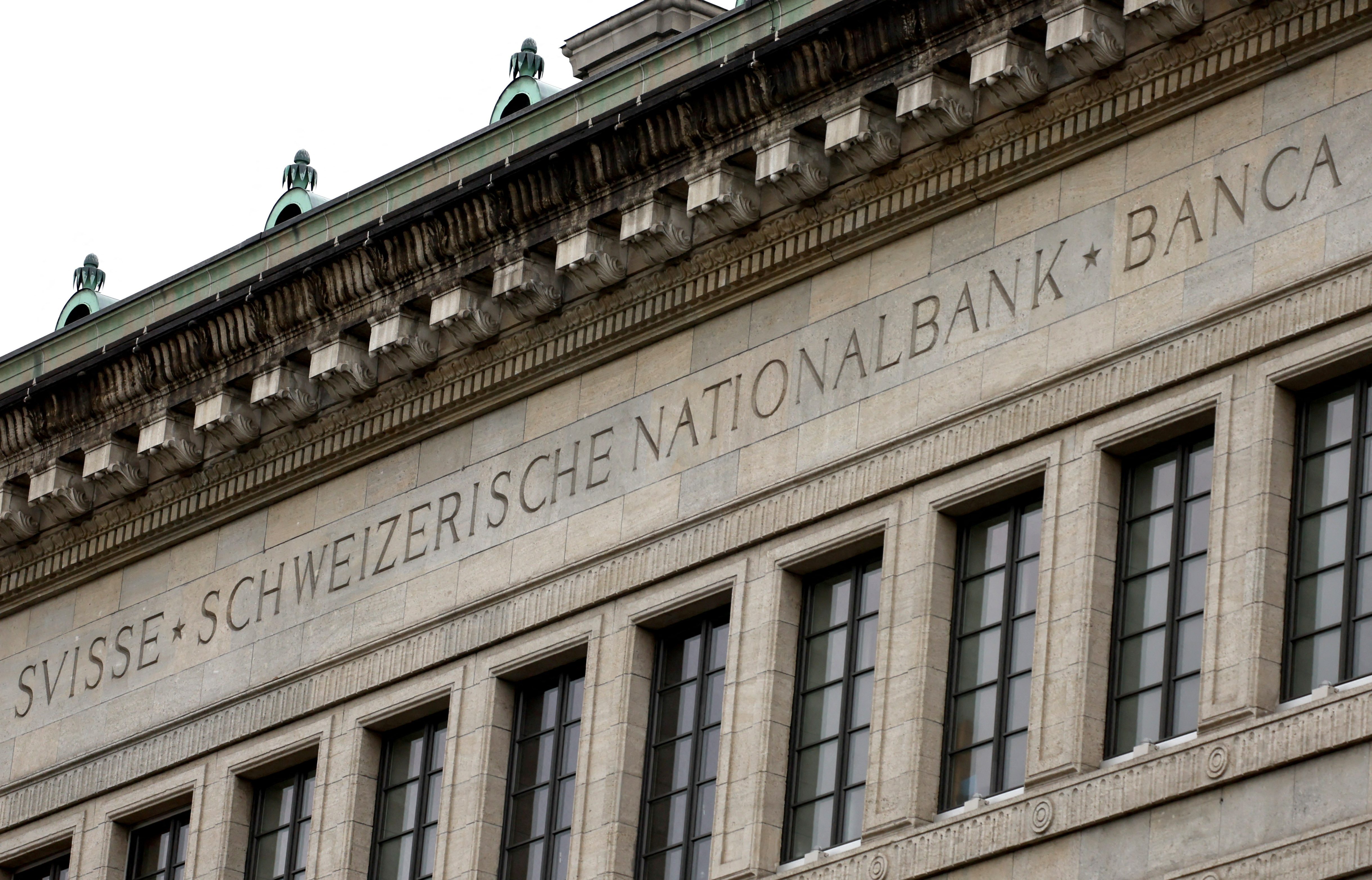 Swiss National Bank press conference in Zurich