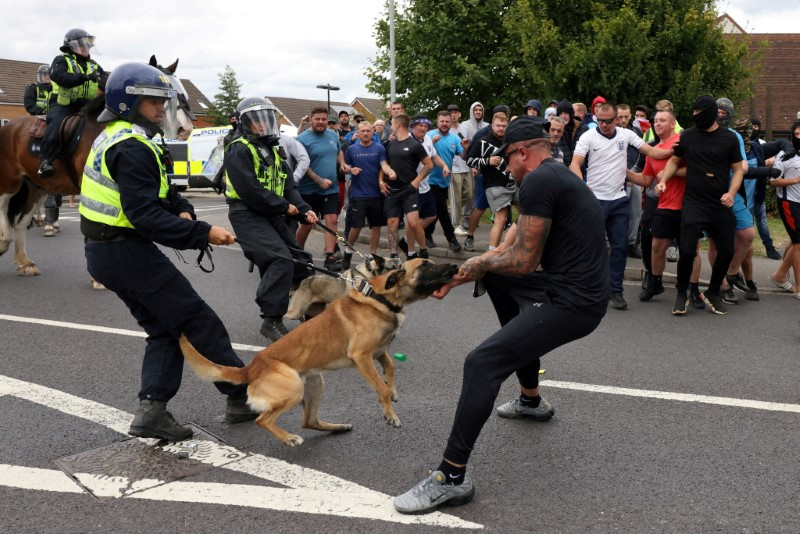 Anti-immigration protests continue to take place around the UK