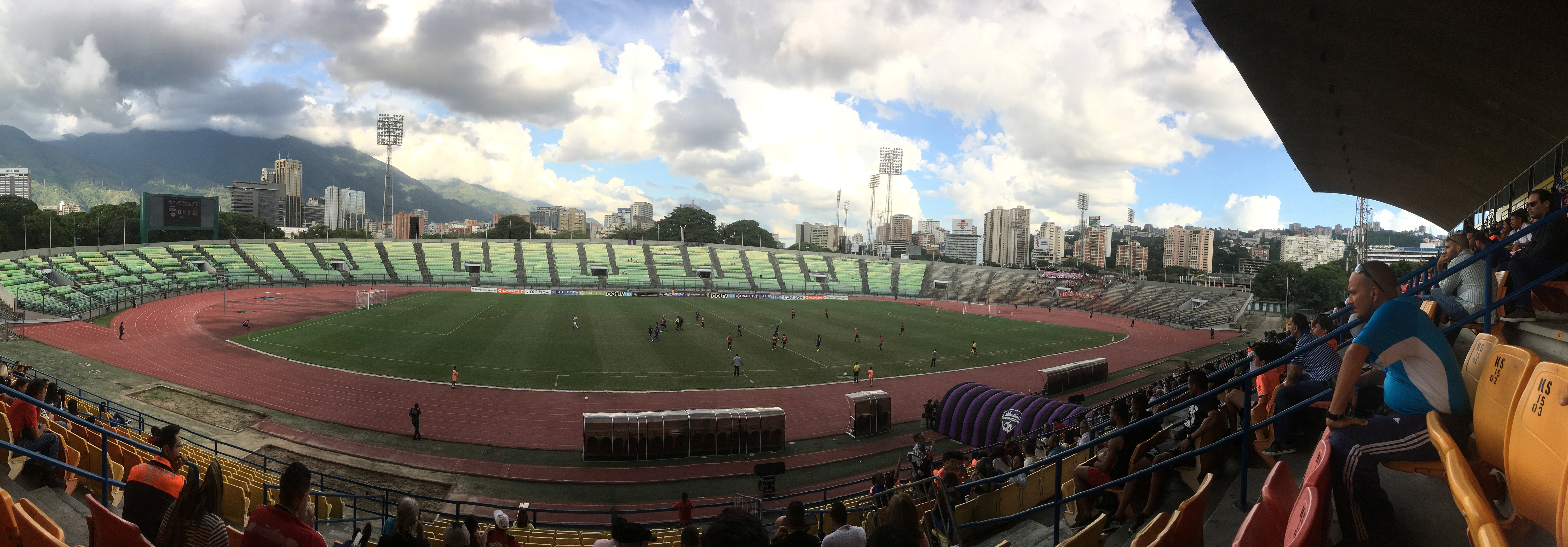 The Estadio Olimpico is seen in Caracas