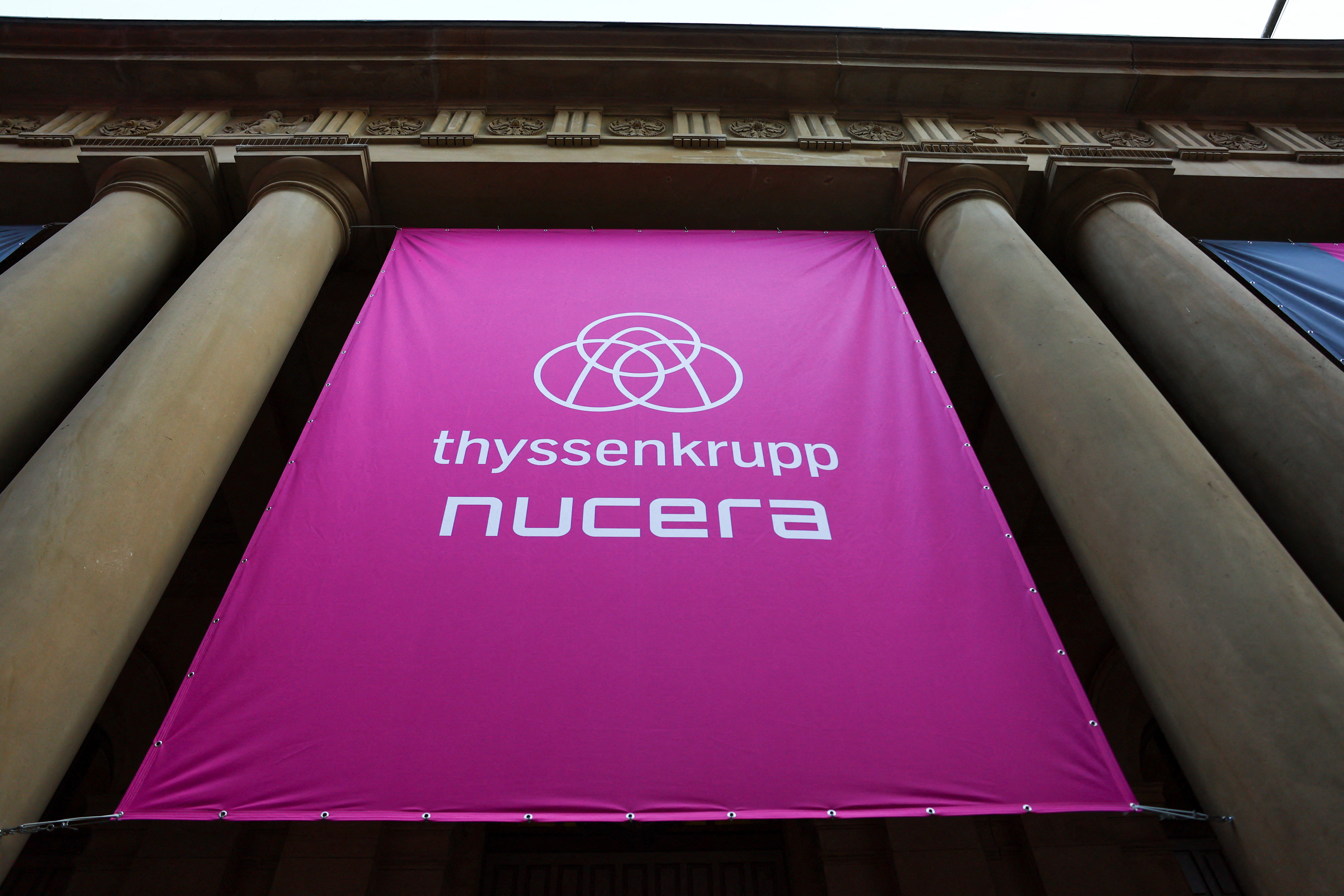 Thyssenkrupp Nucera stock market debut in Frankfurt