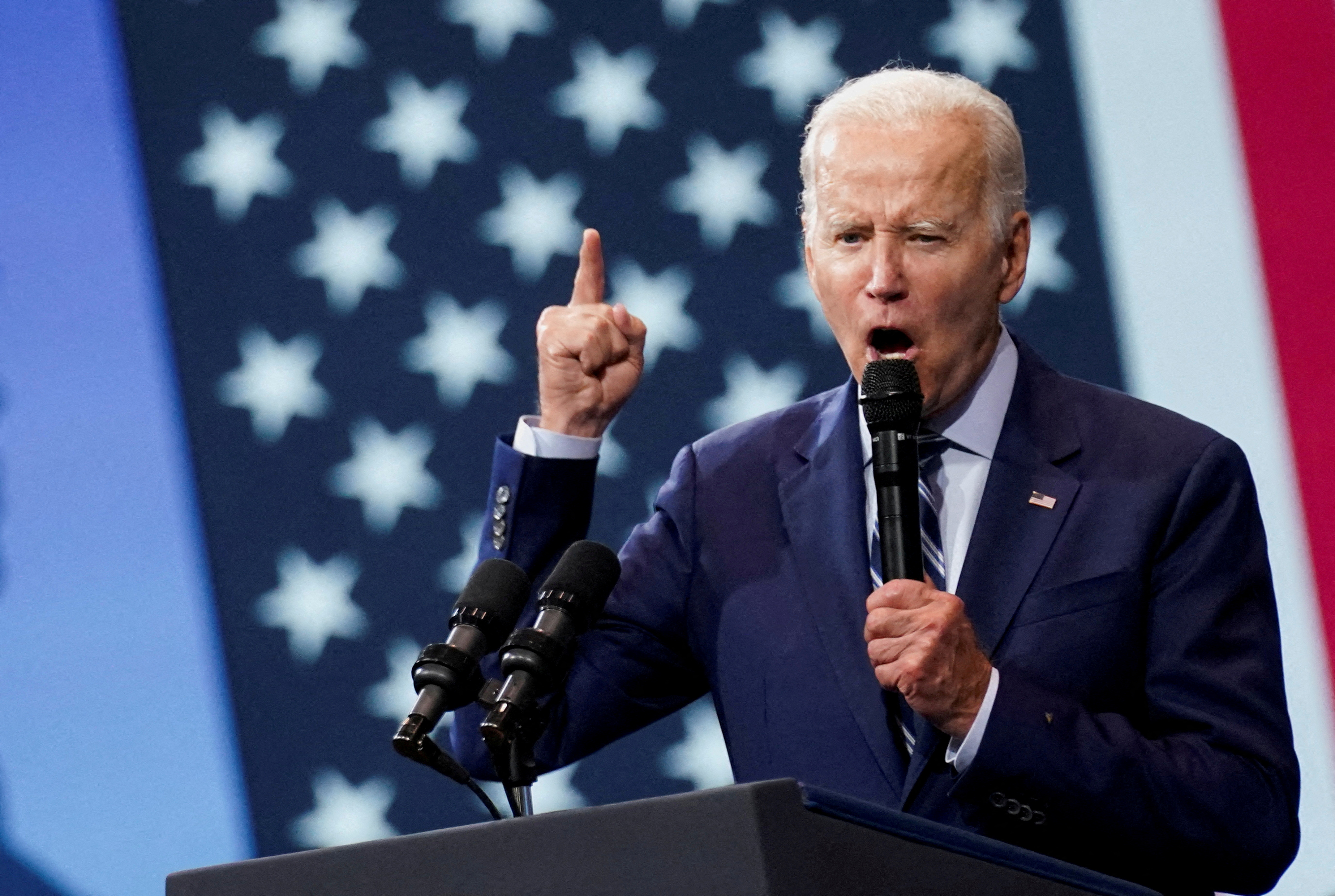 U.S. President Joe Biden delivers remarks on gun crime and his 