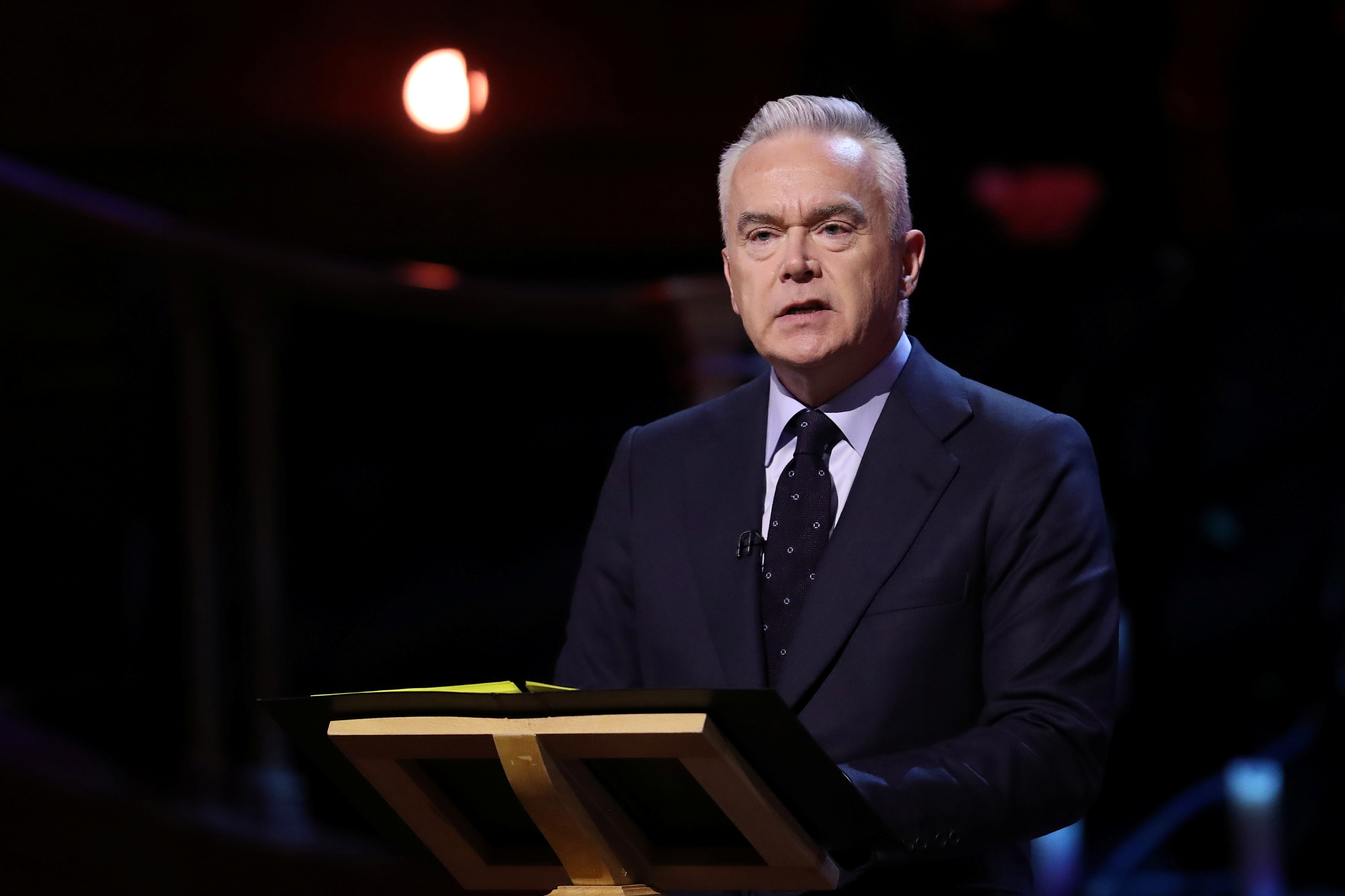 BBC newsreader Huw Edwards speaks at the UK Holocaust Memorial Day Commemorative Ceremony