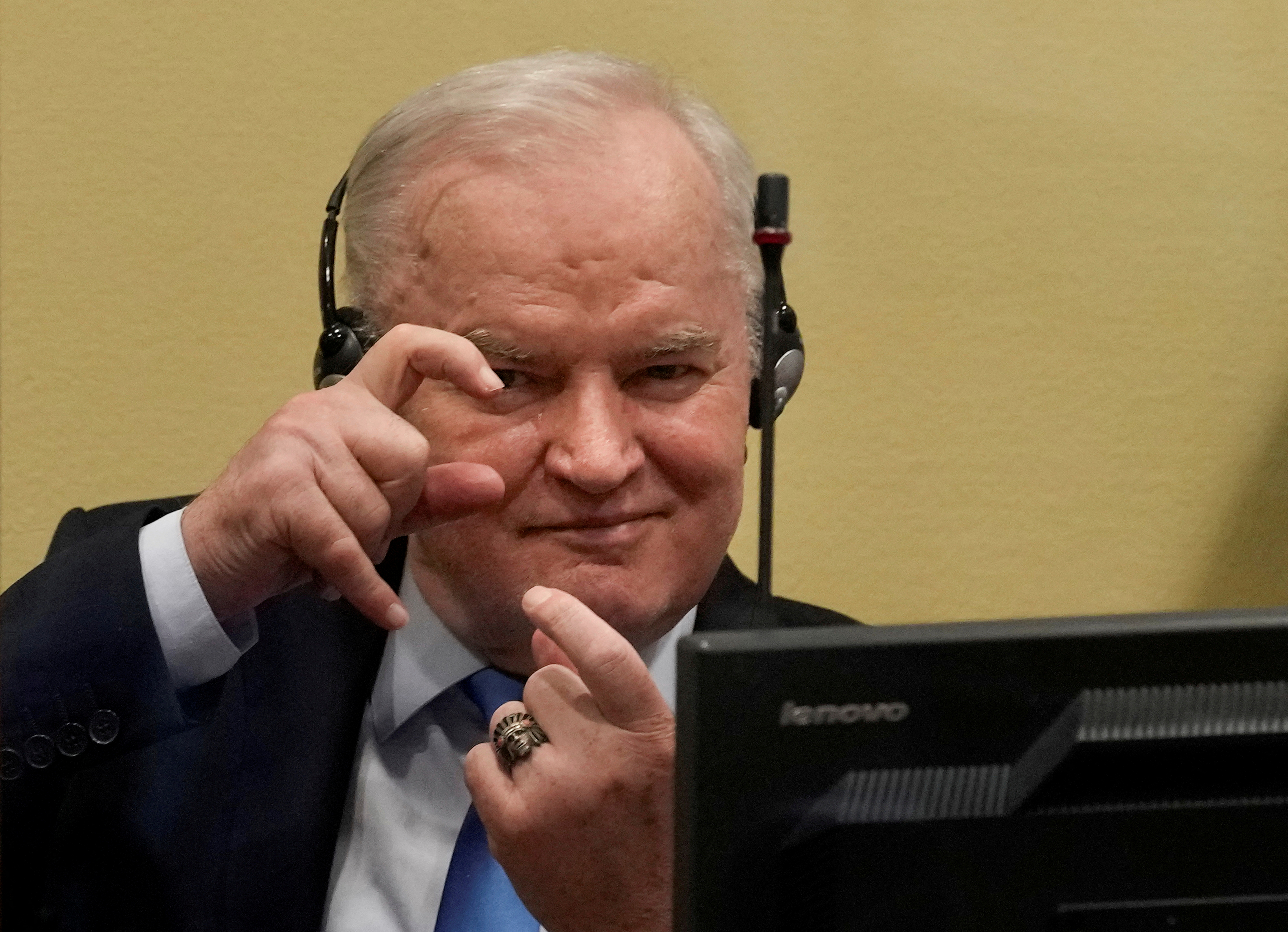 Former Bosnian Serb commander Mladic appeal judgement at UN court in The Hague