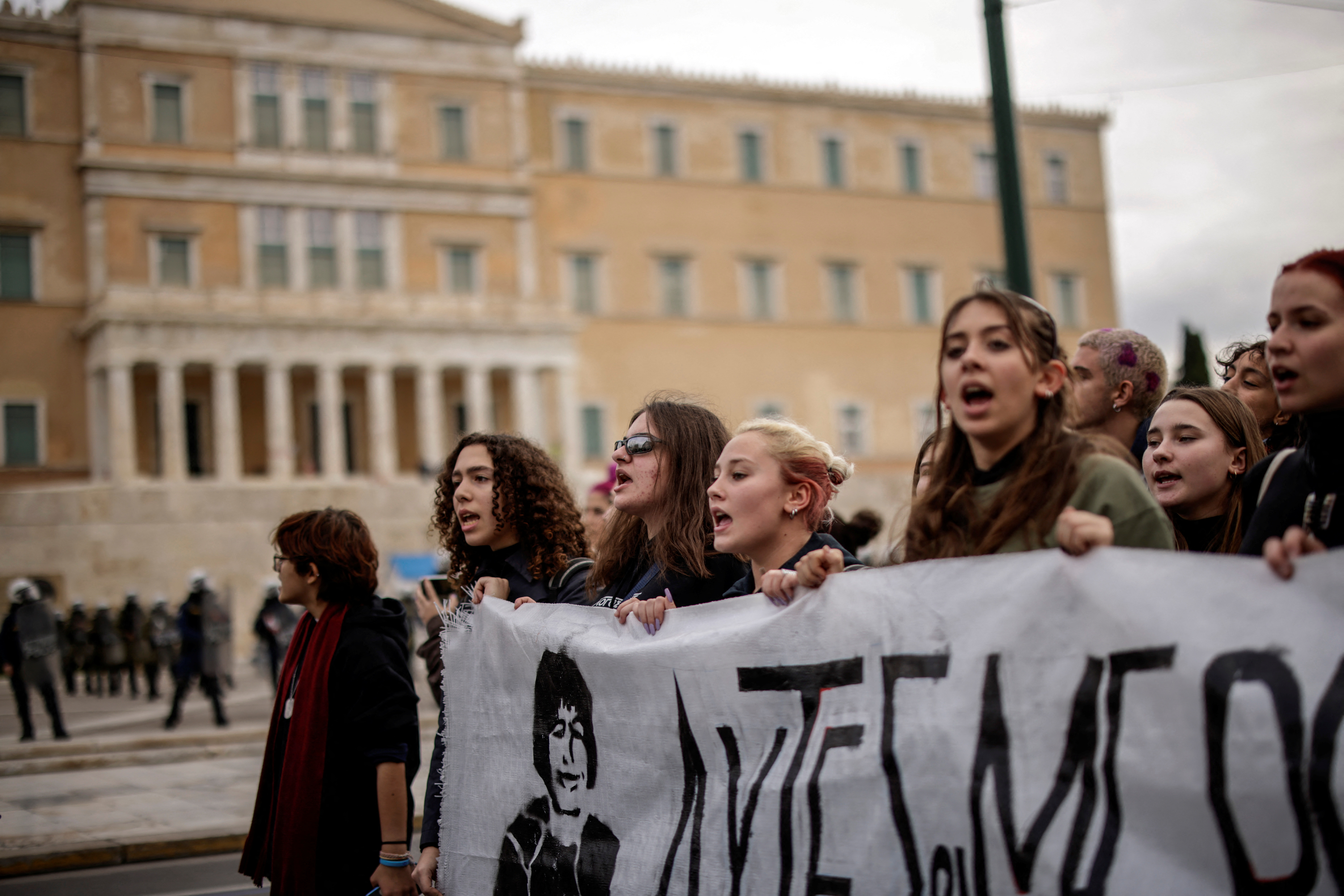 Rally marking the 2008 police shooting of 15-year-old student Alexandros Grigoropoulos in Athens