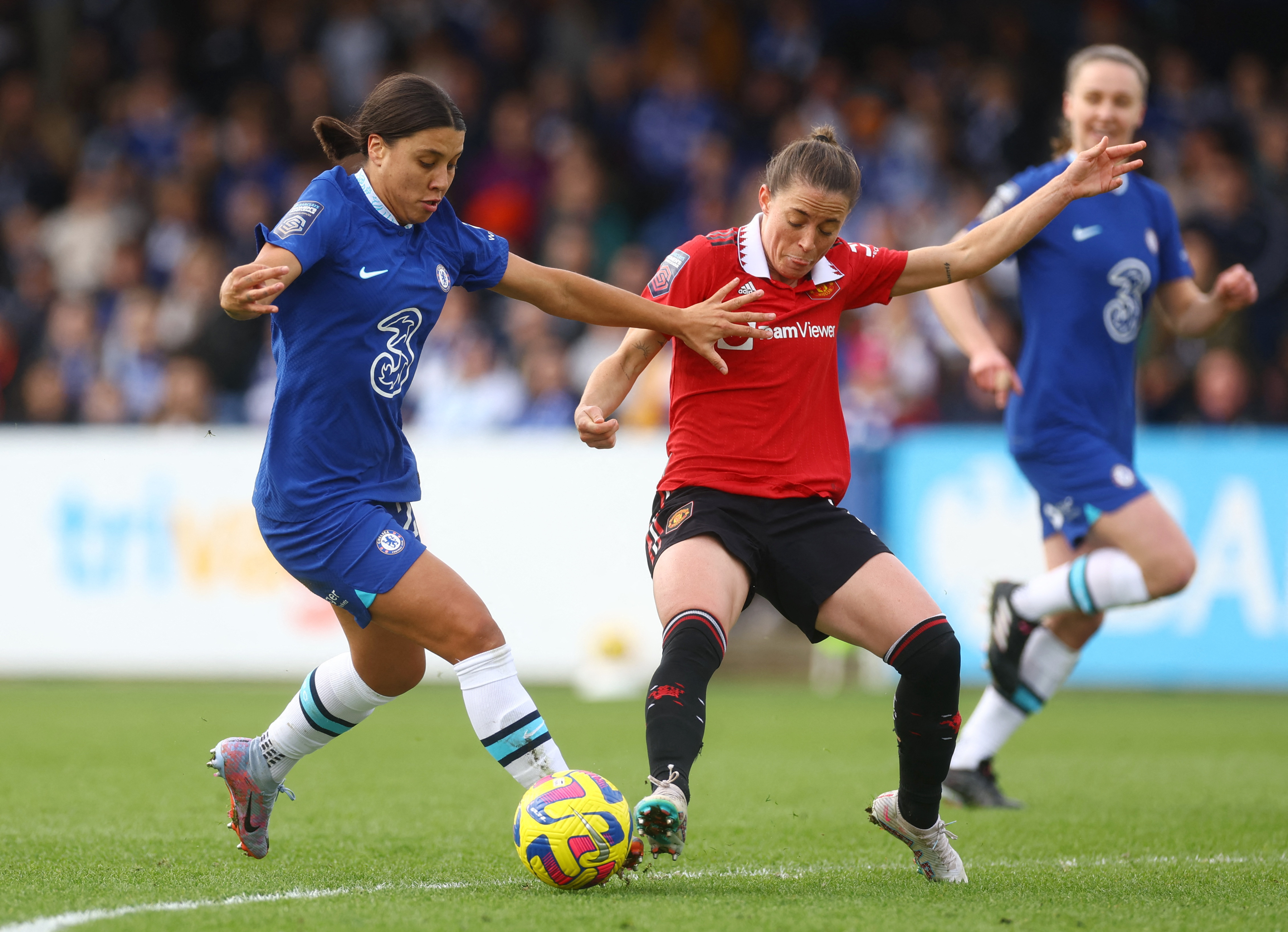 Sam Kerr penalty kick, reaction video