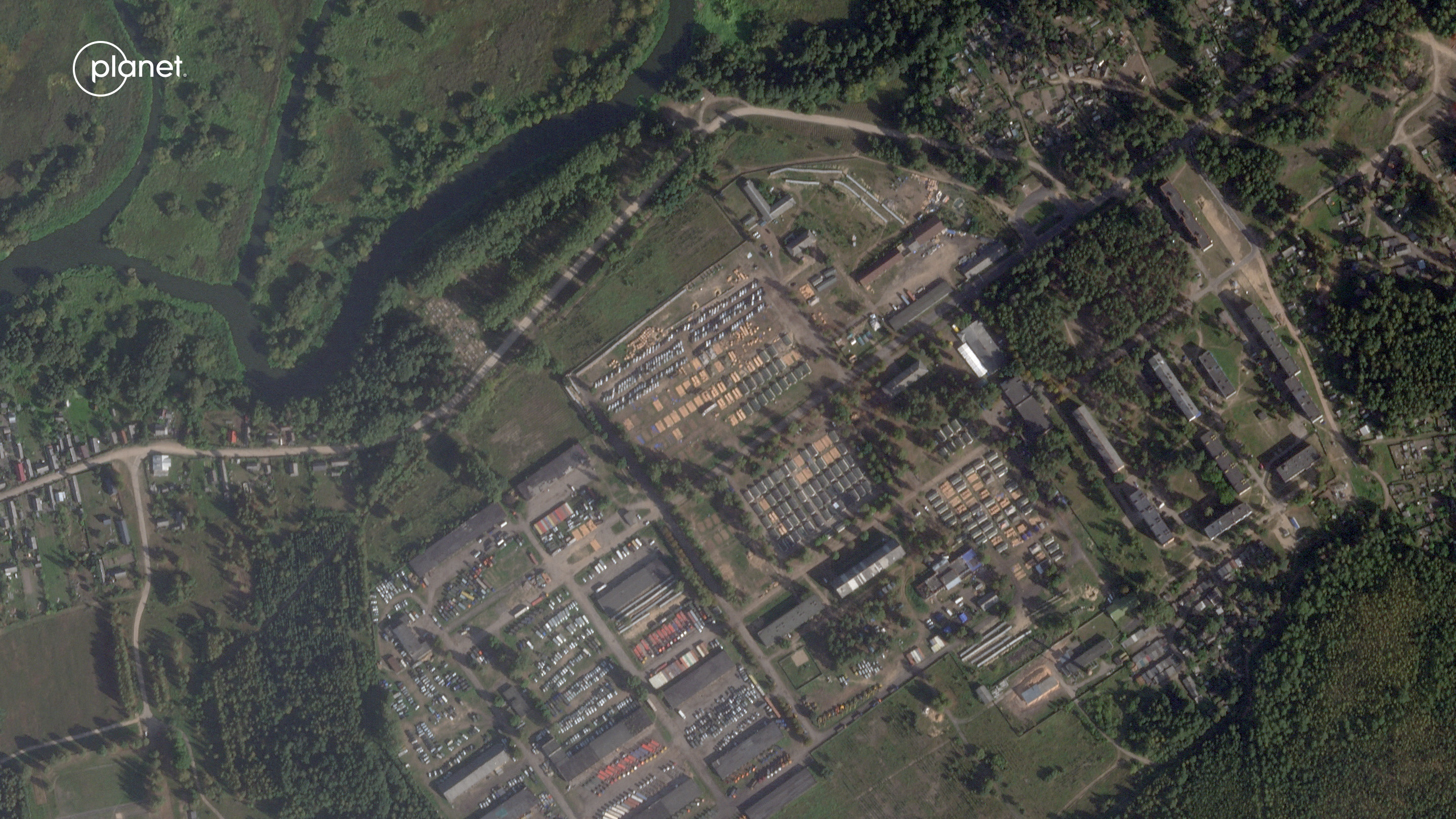 Satellite photos appear to show Belarus building military camp for Wagner  mercenaries