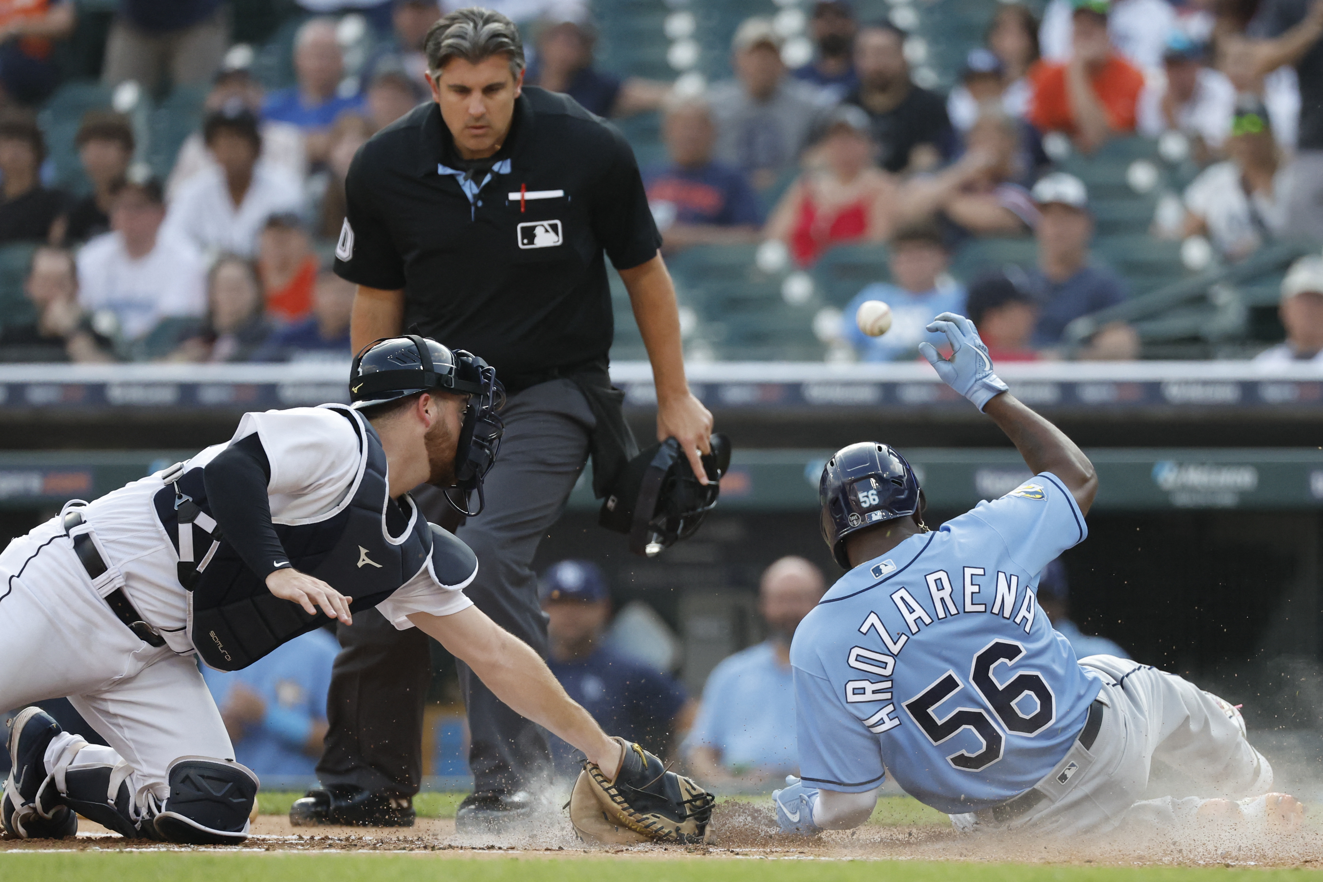 Jose Siri homers and drives in 3 runs to help Rays rout Tigers 8-0