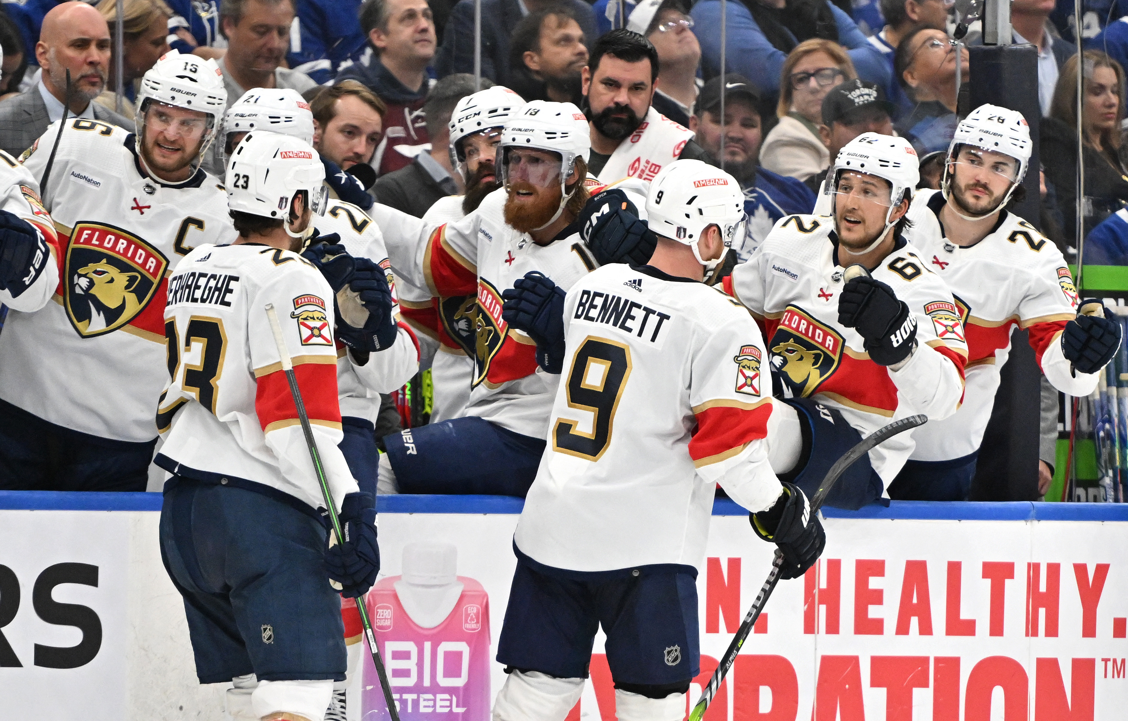 Panthers maintain momentum, beat Leafs in Game 1 - The Rink Live