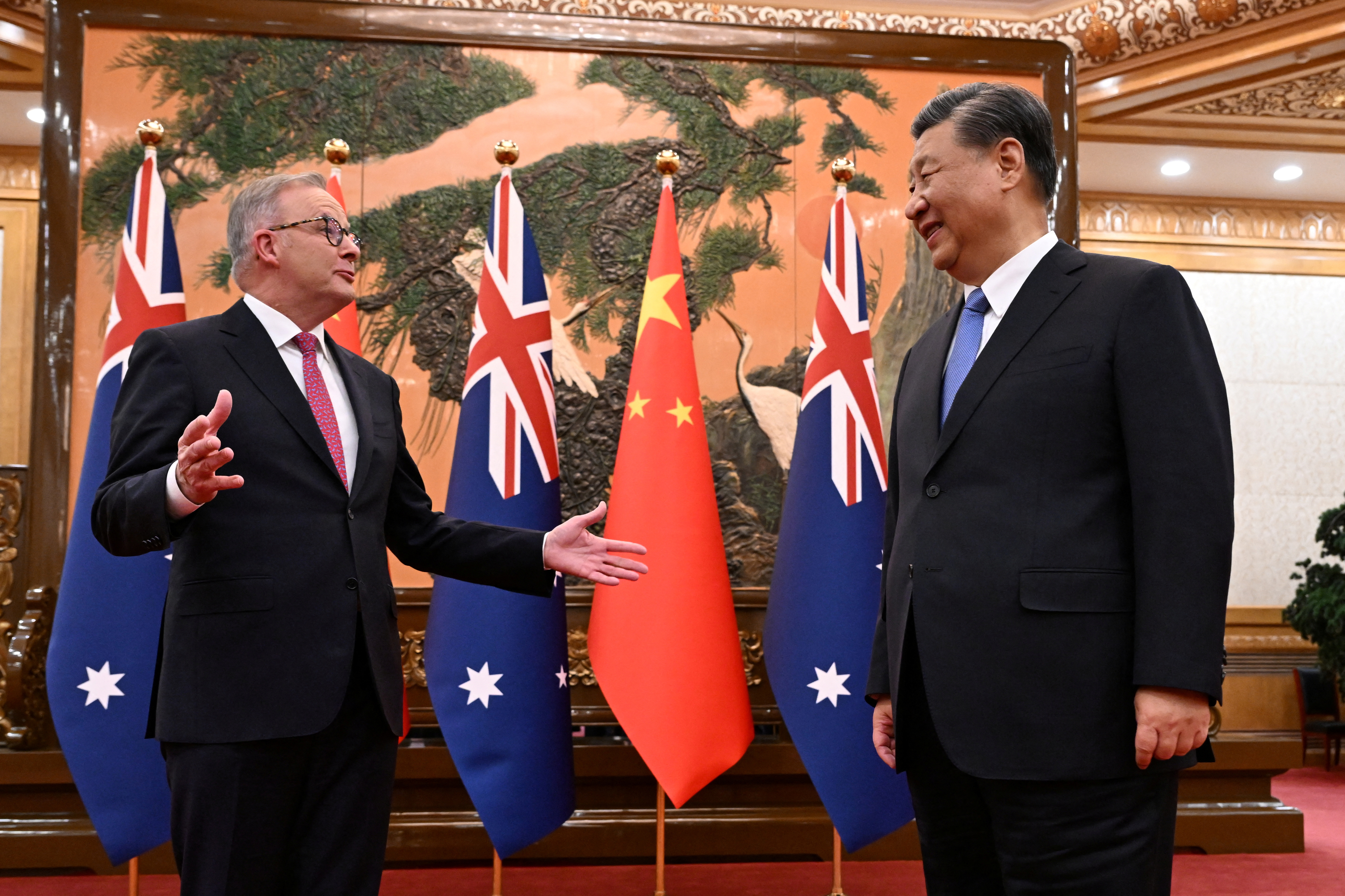 Anthony albanese stance on deals china