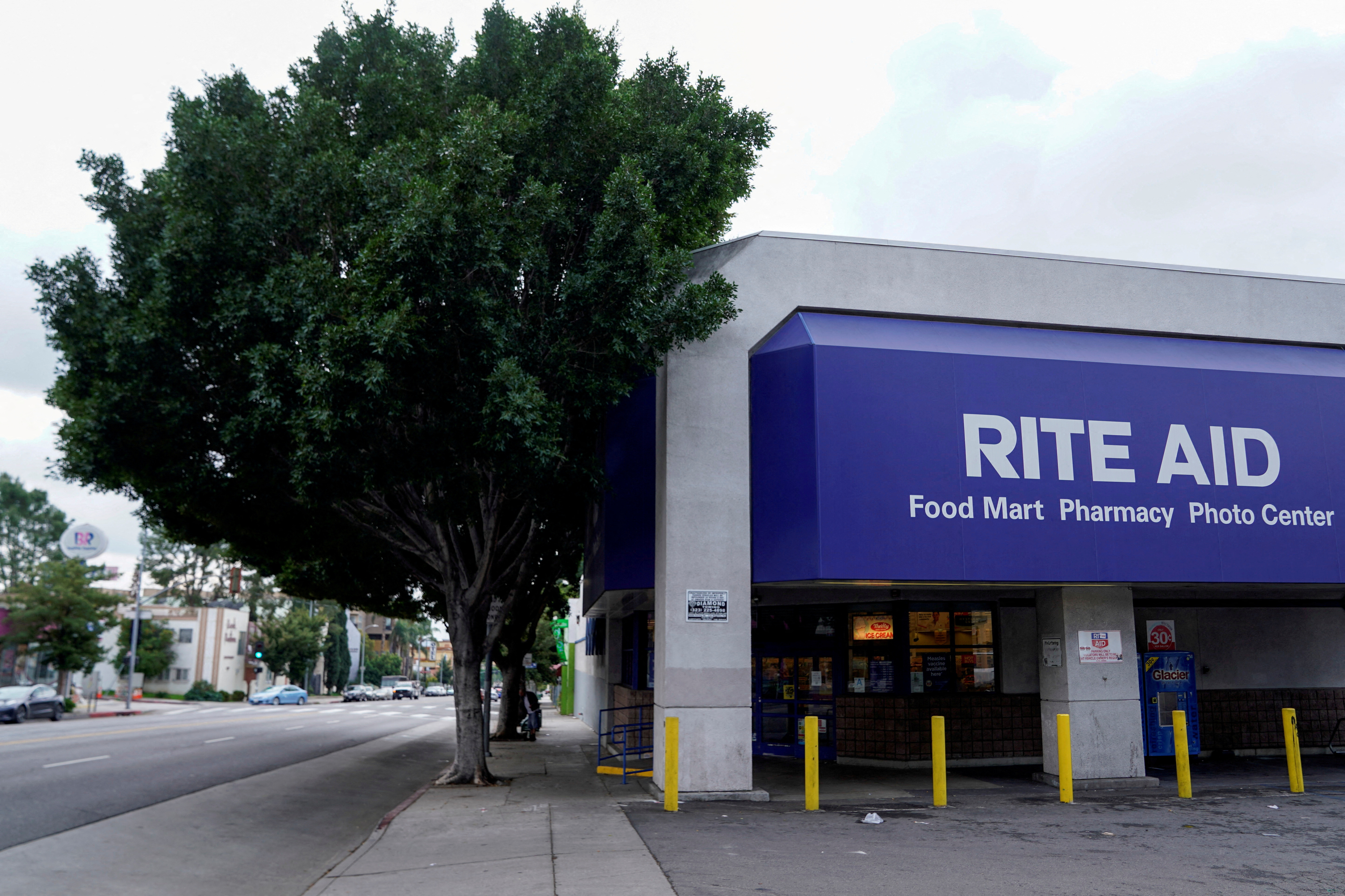 A Rite Aid store is shown in Los Angeles, California