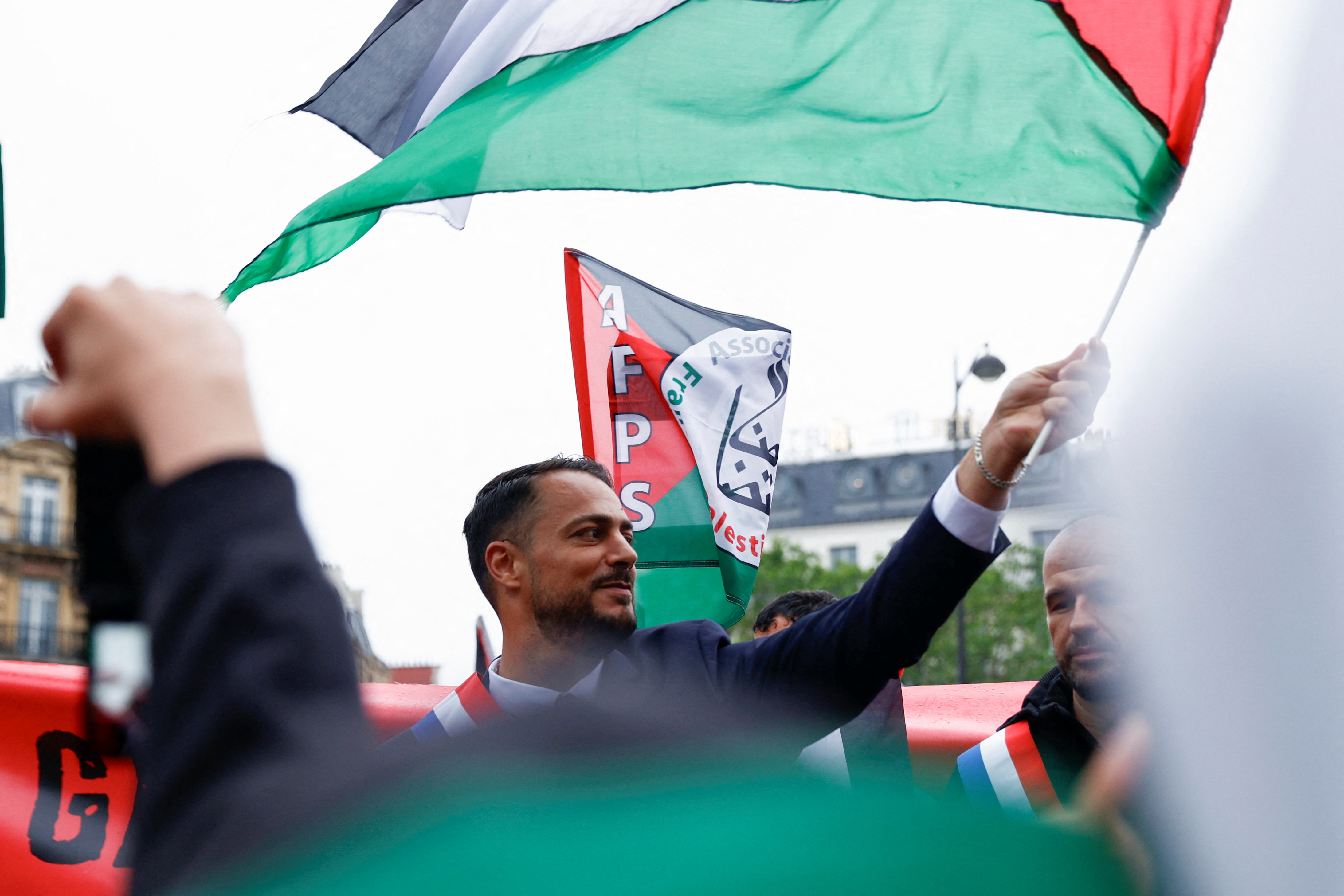 Pro-Palestinian protest in Paris