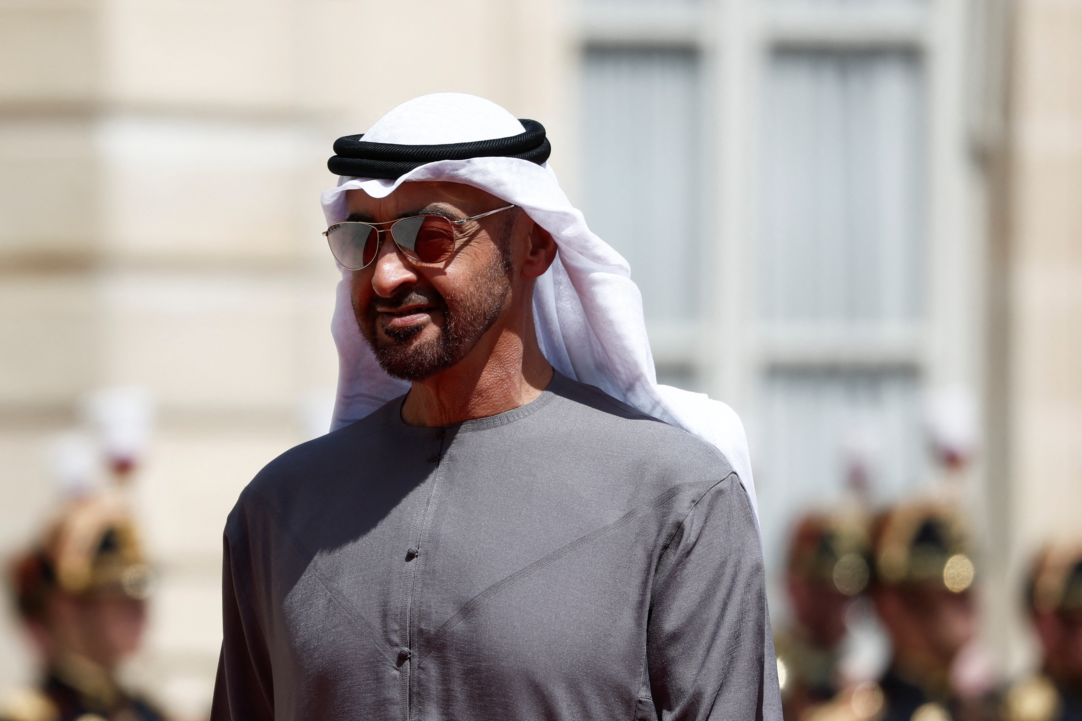UAE President Sheikh Mohammed bin Zayed al-Nahyan visits France