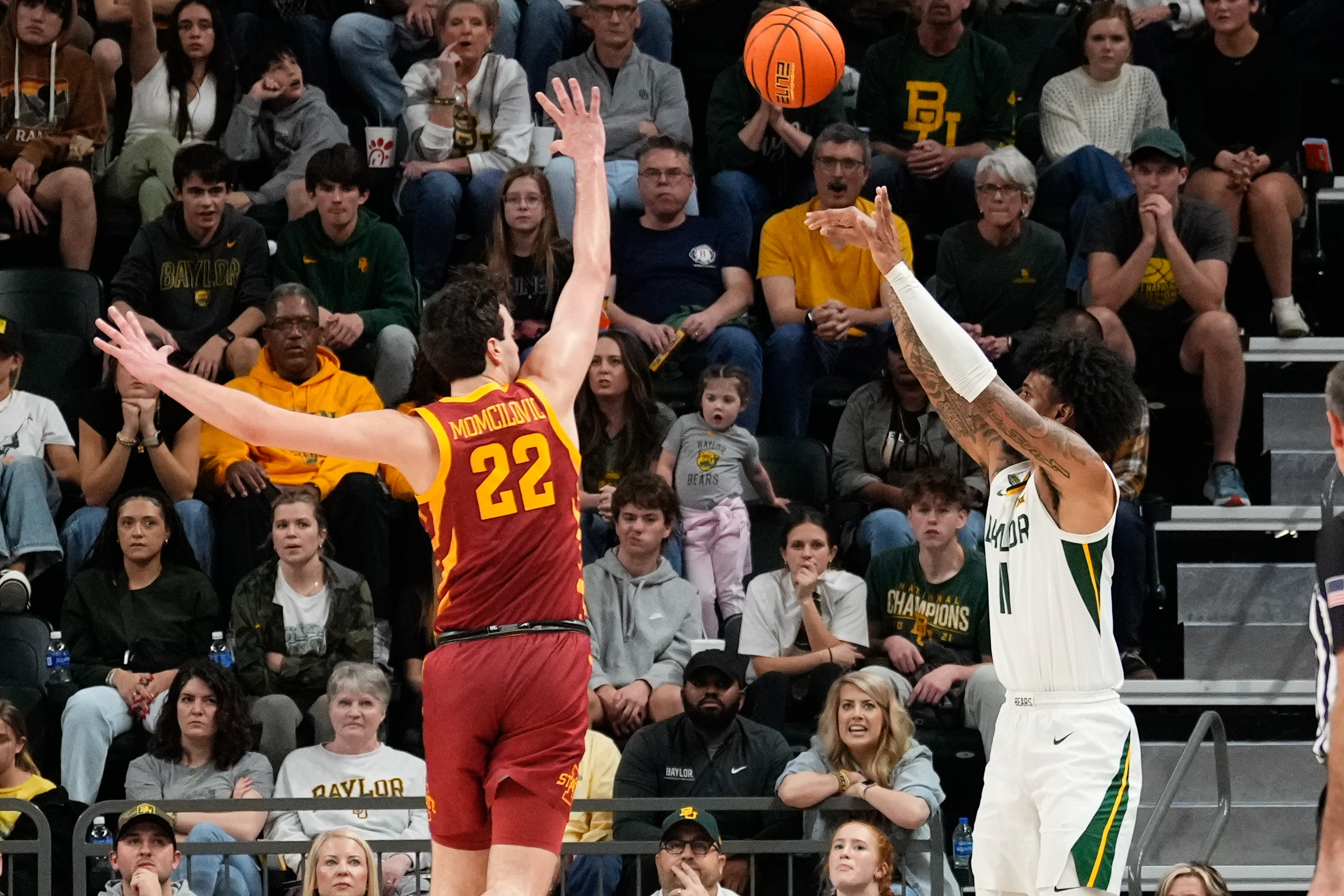 Jayden Nunn Hits Game-winner As No. 18 Baylor Edges No. 12 Iowa St ...