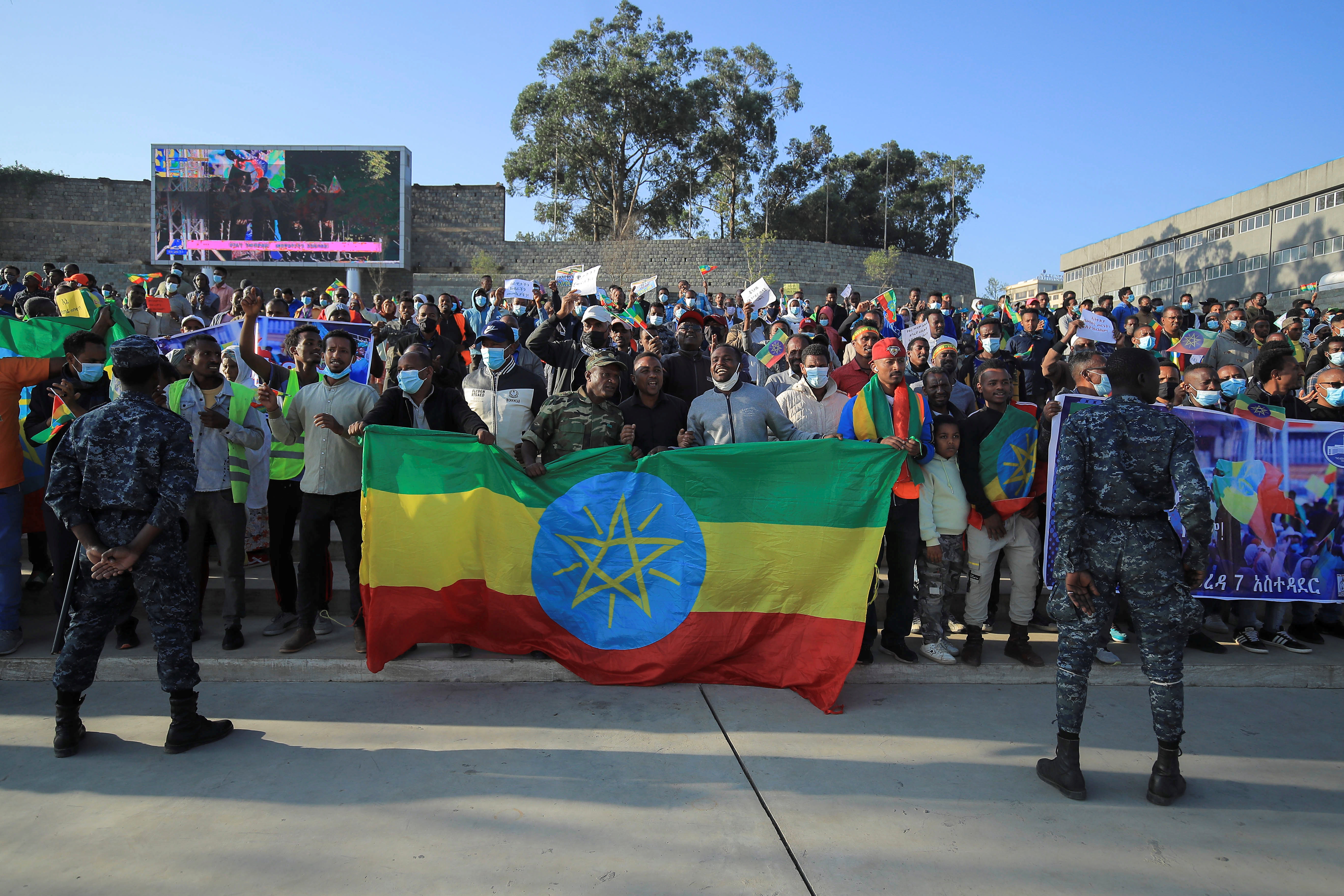 Addis Ababa fox in gabriella Protests Spread
