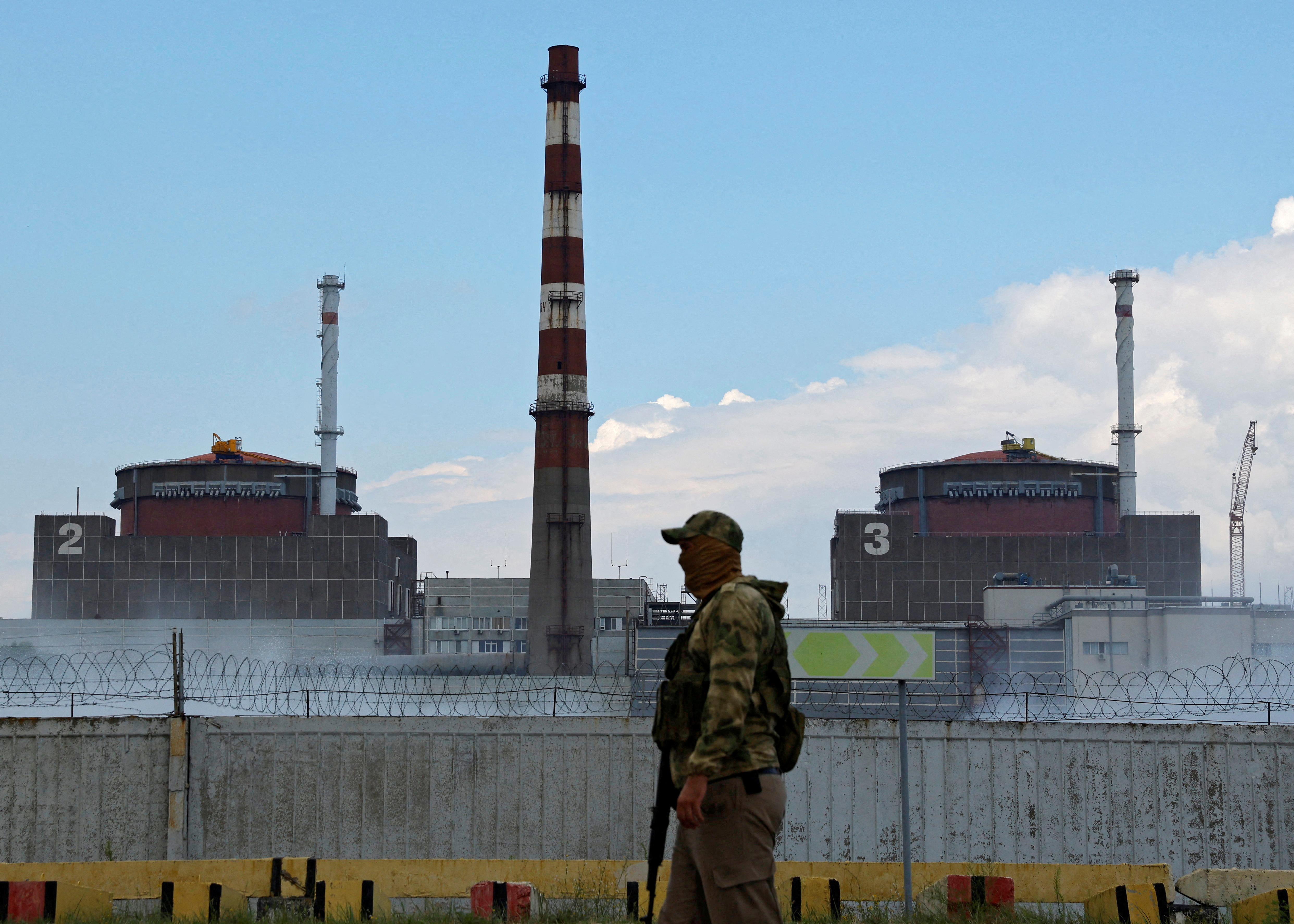 Zaporizhzhia Nuclear Power Plant near Enerhodar