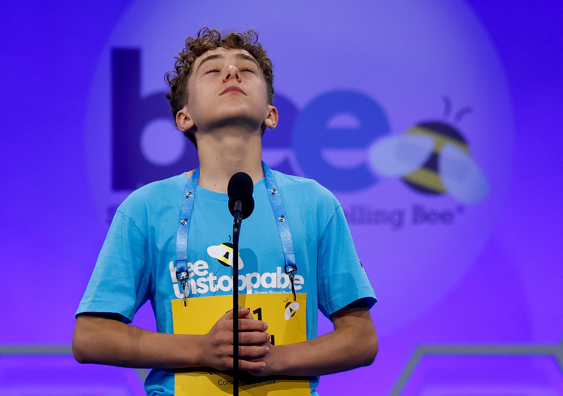 Word whizzes at the Scripps Spelling Bee - May 30, 2024 | ロイター