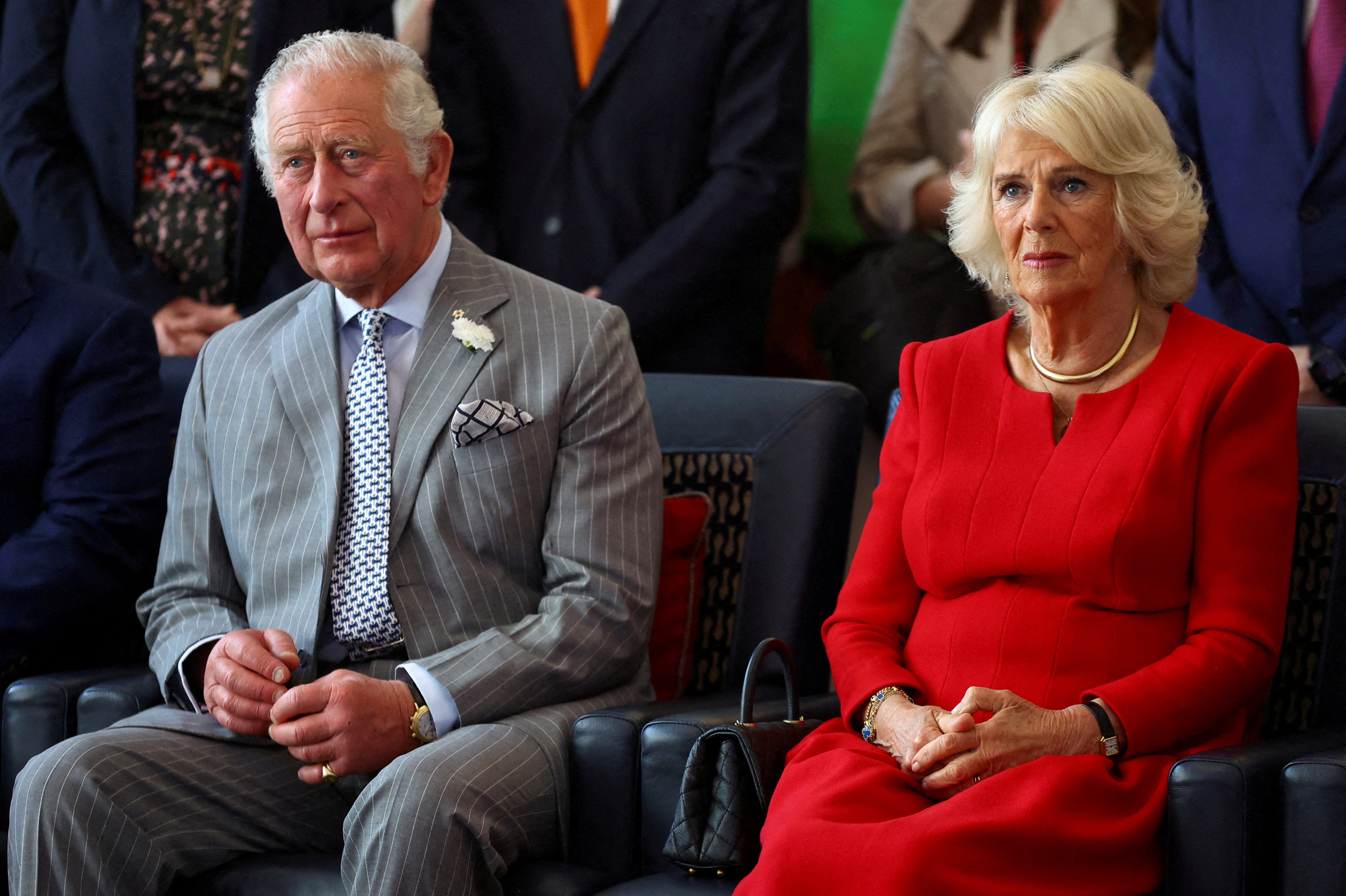 Britain's Prince Charles and Camilla, Duchess of Cornwall visit Canada House in London