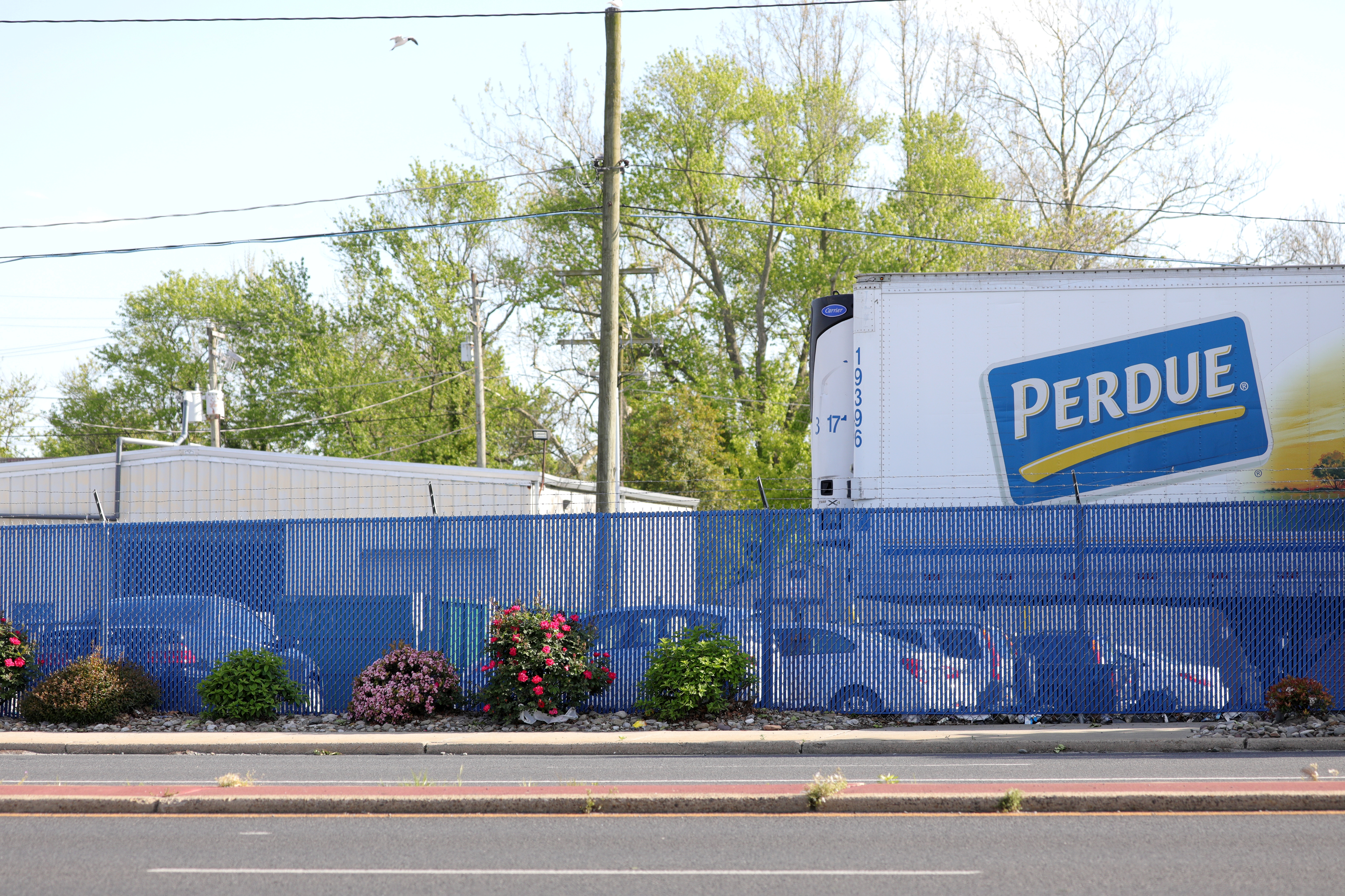 The Perdue poultry factory remains open amid the coronavirus disease (COVID-19) outbreak, in Salisbury, Maryland