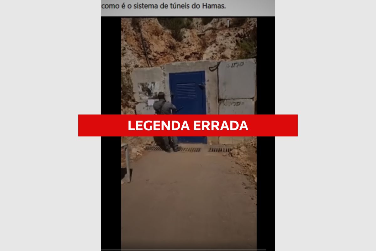 CorreÇÃo Checagem De Fatos Vídeo Não Mostra Túnel Do Hamas Estrutura Era Do Hezbollah Diz