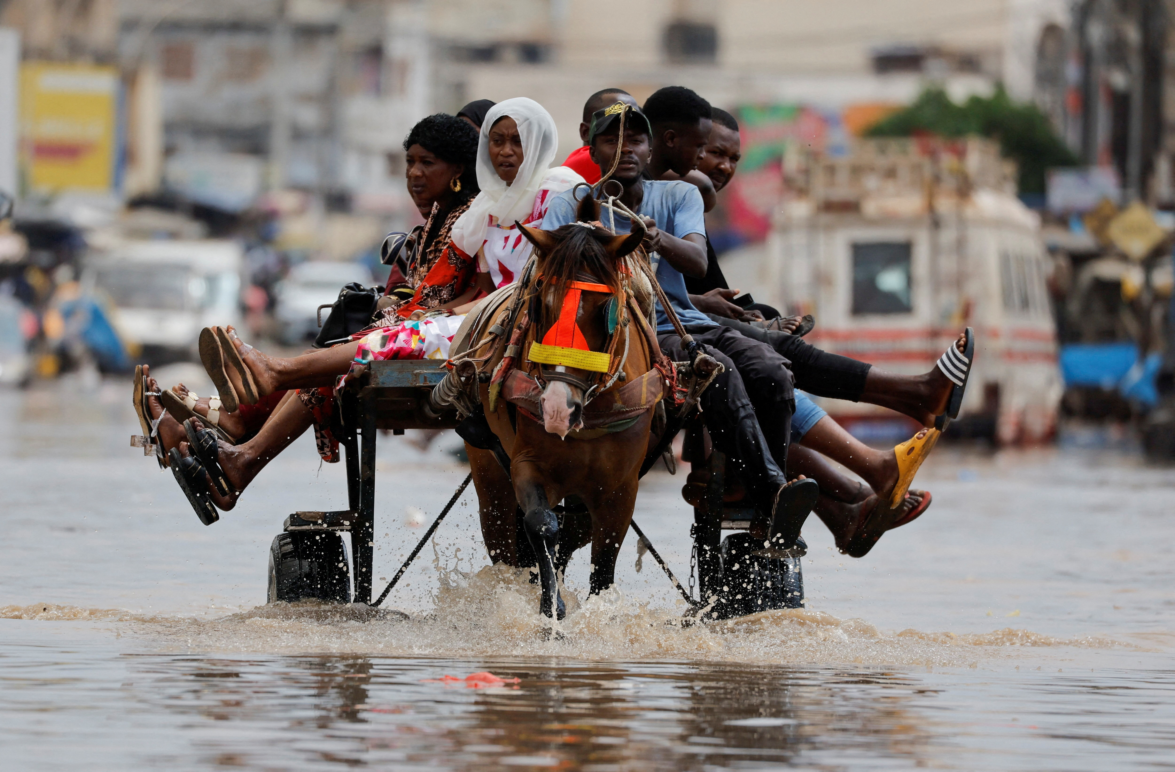 Senegal capital through floodwater after | Reuters