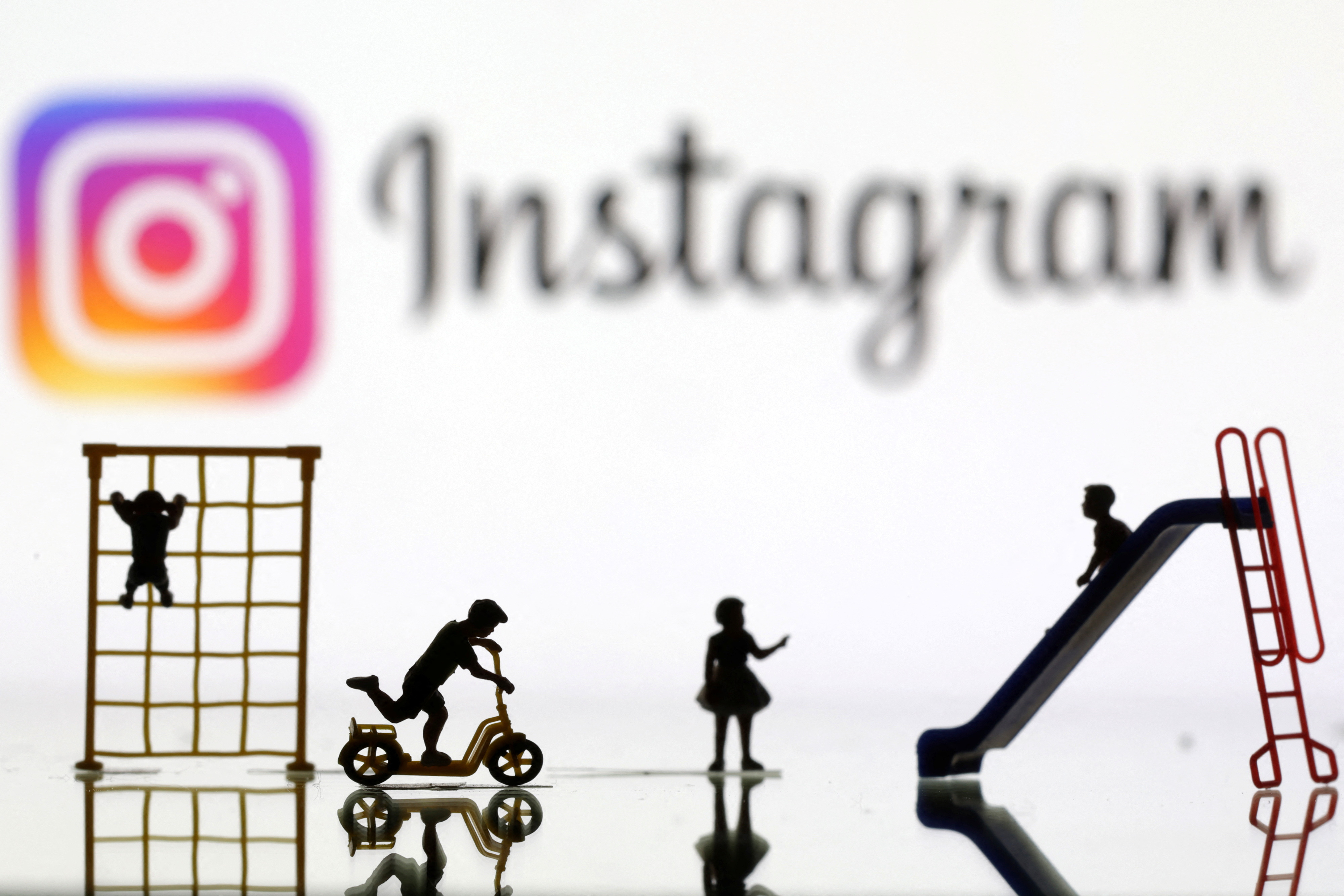 Illustration shows Instagram logo