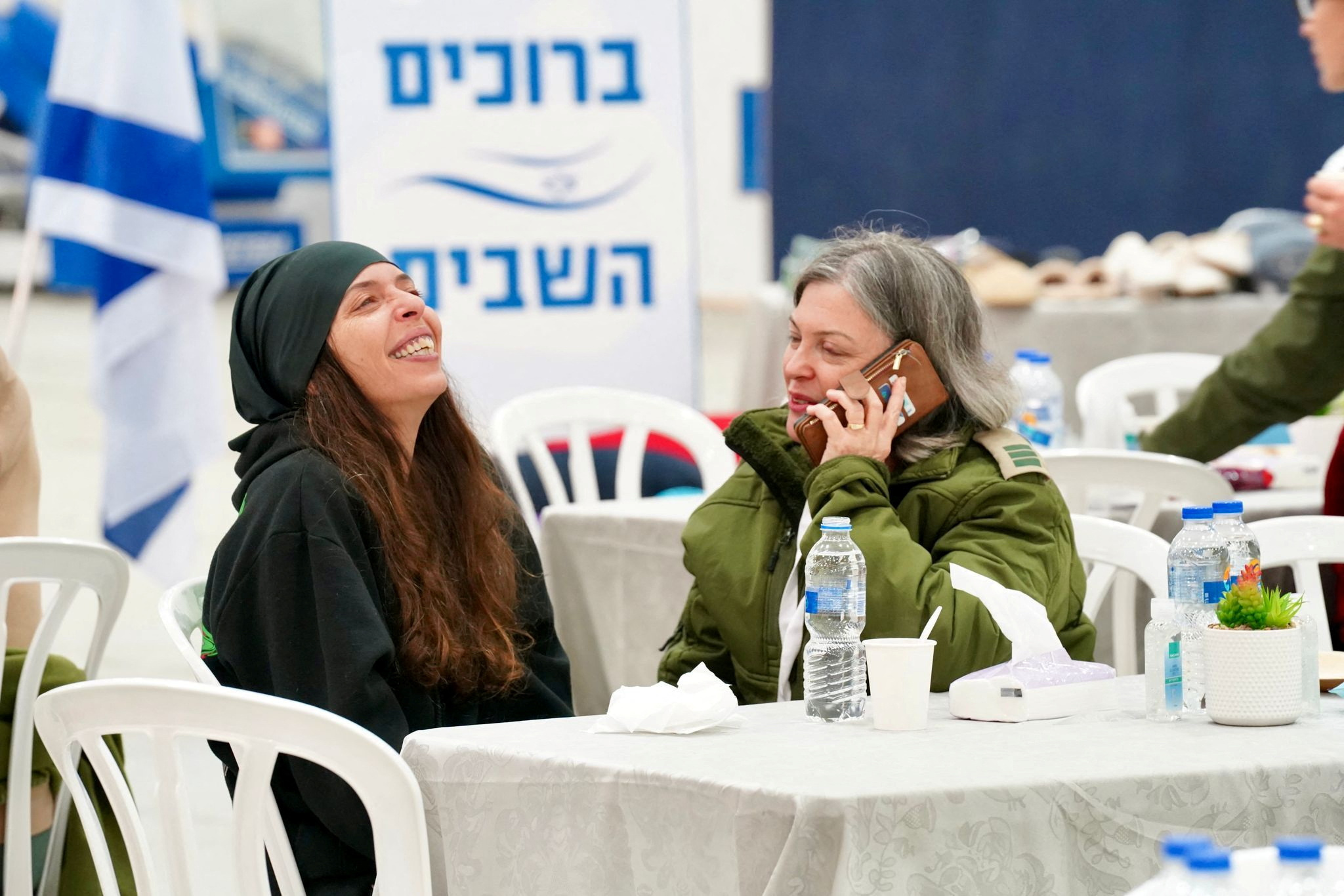 Former hostage released from the Gaza Strip on November 29 reunites with loved ones in Israel