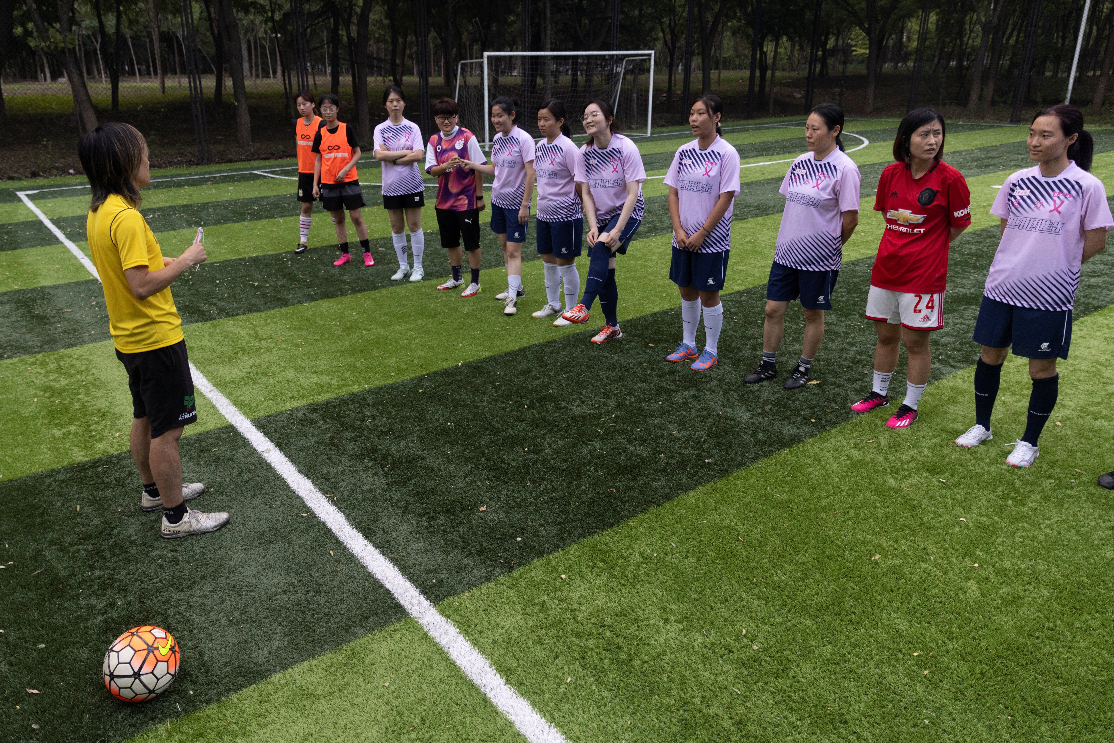 Amateur womens game takes baby steps in China during World Cup Reuters pic image pic
