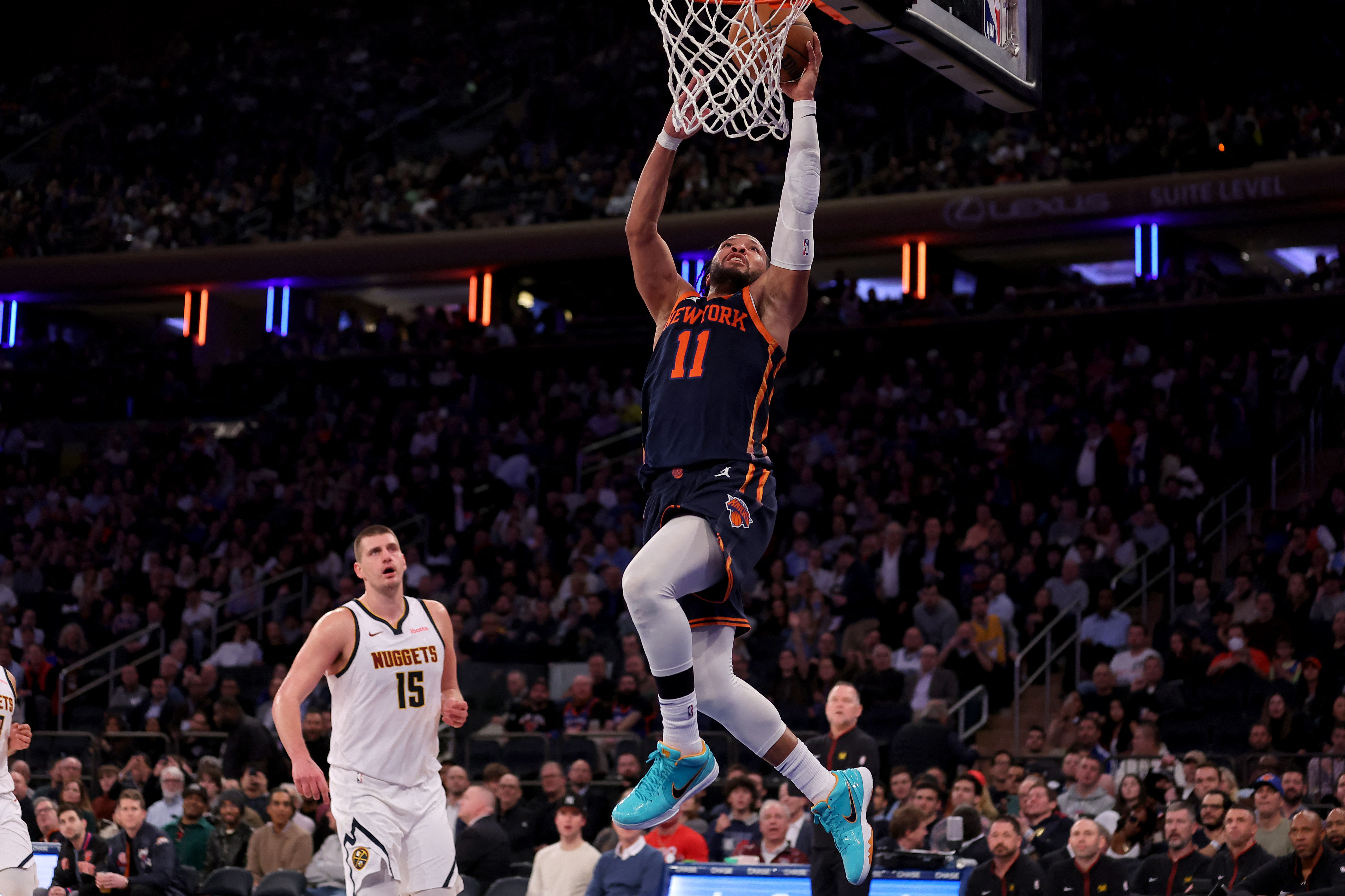 LIve Reacts: New York Knicks 122x84 Denver Nuggets (Uma Surra no Atual  Campeão da NBA) 