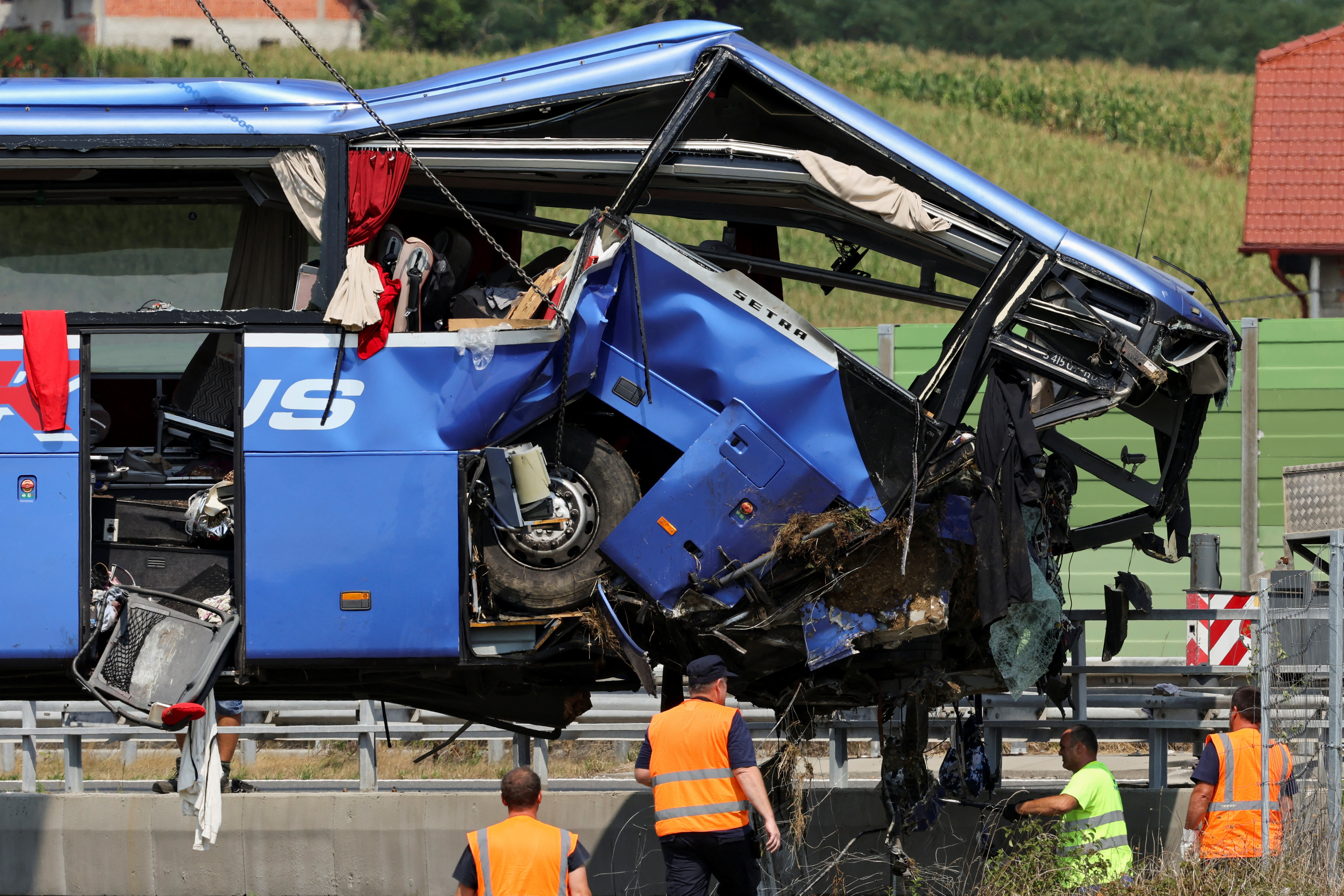 Bus crash in Croatia leaves 12 Polish pilgrims dead, 32 injured Reuters photo
