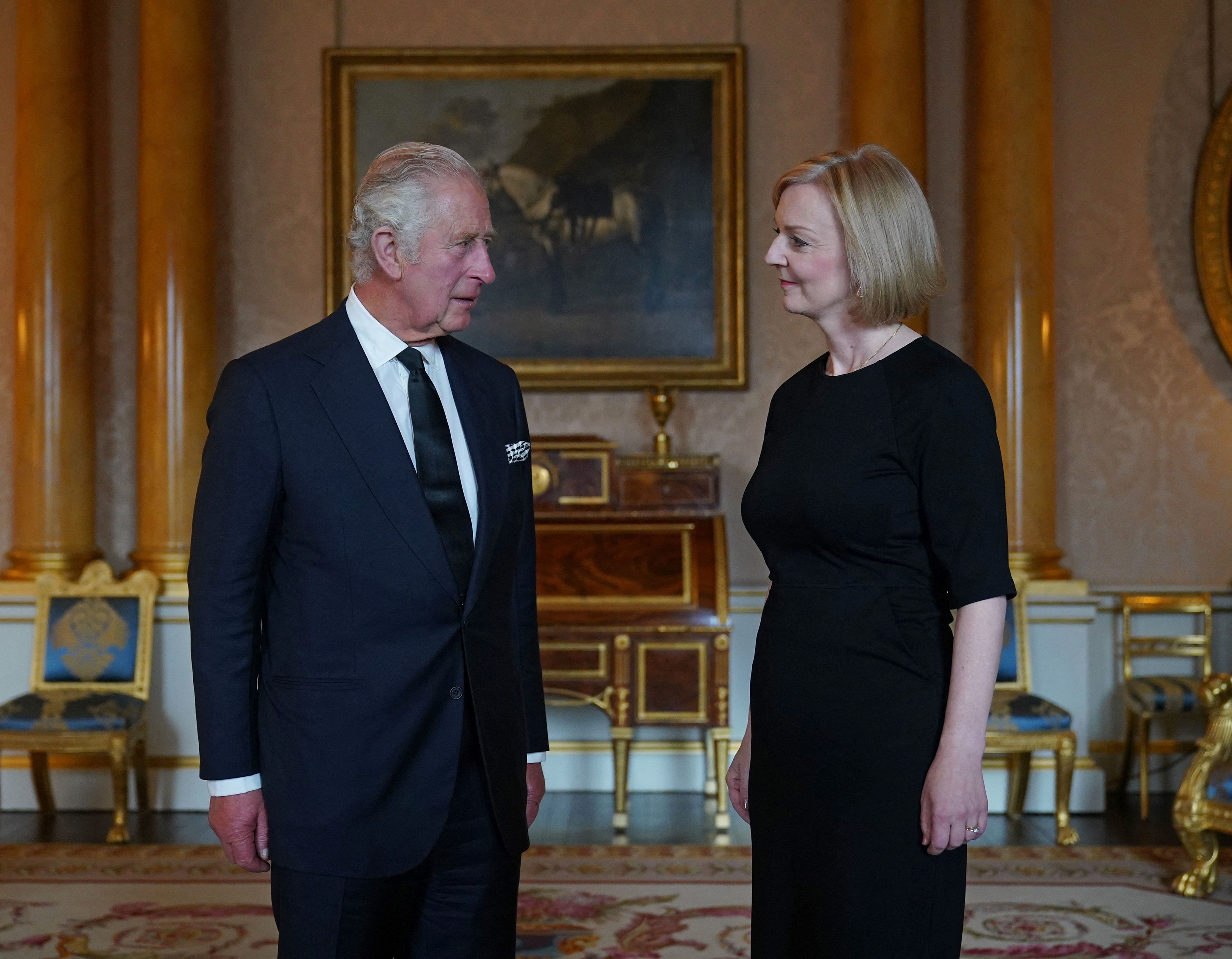Britain's King Charles meets with Prime Minster Liz Truss