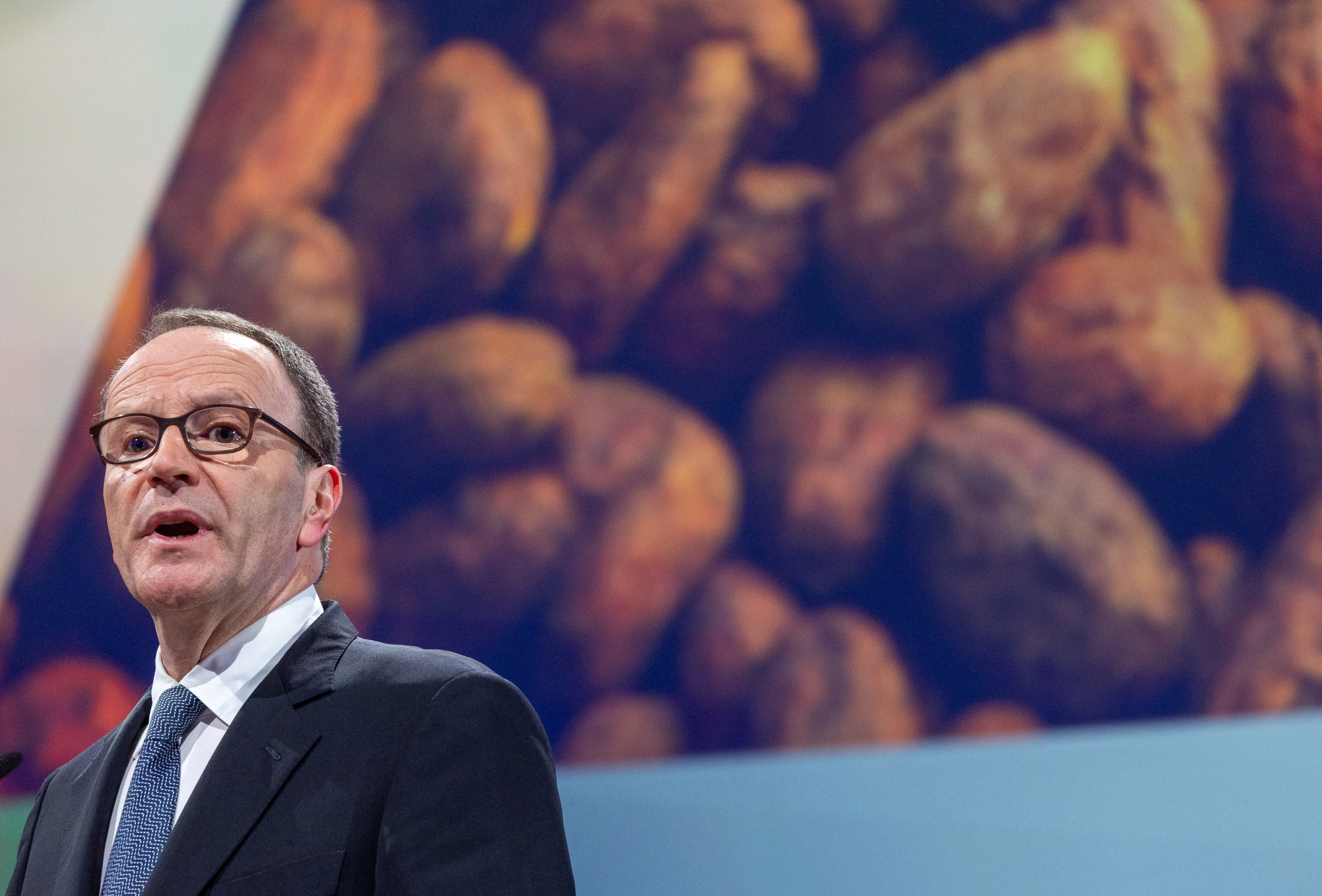 Nestle CEO Schneider attends the Annual General Meeting of Nestle in Ecublens