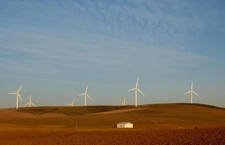 Wind turbines produce renewable energy outside Caledon