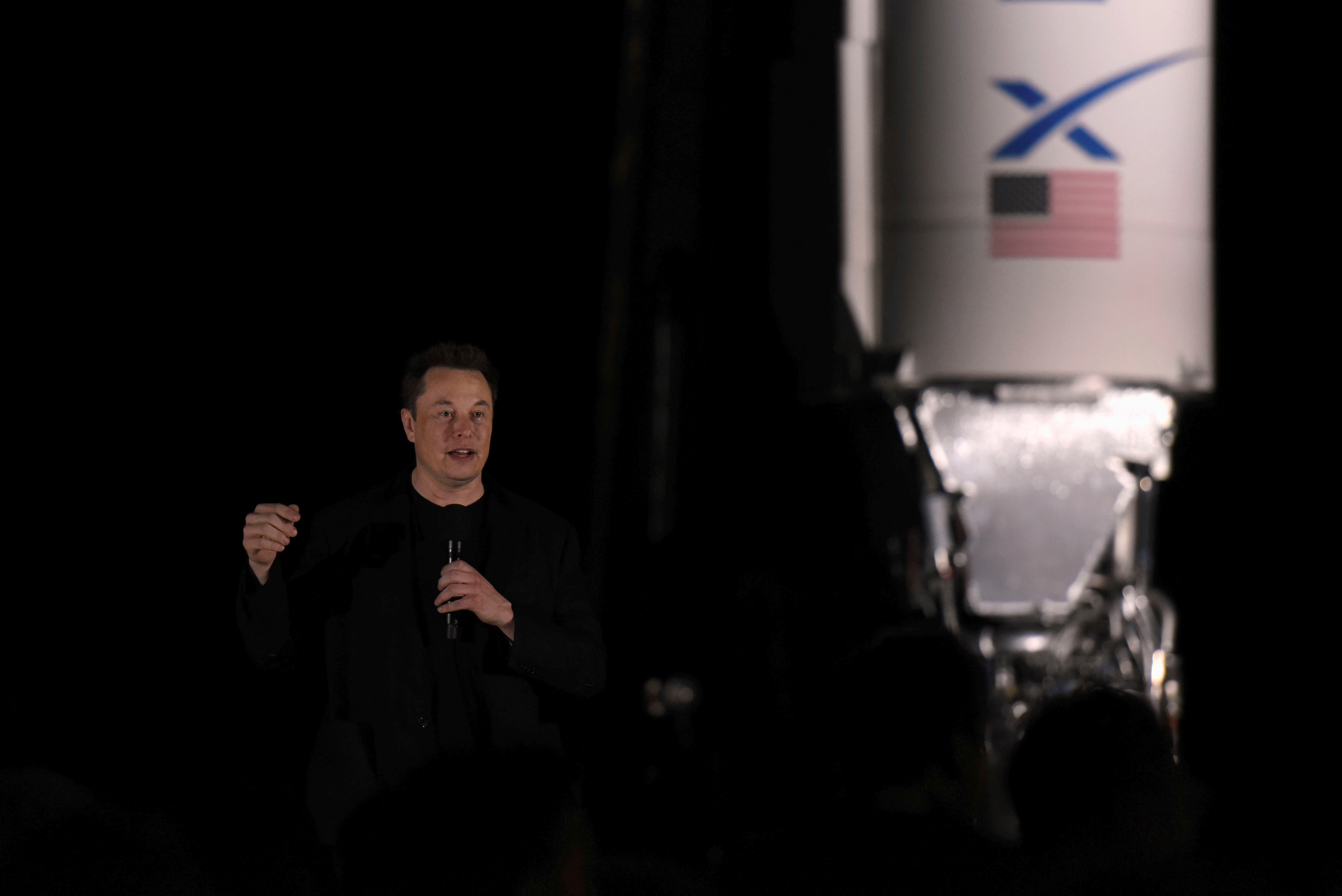 SpaceX's Elon Musk gives an update on the company's Mars rocket Starship in Boca Chica