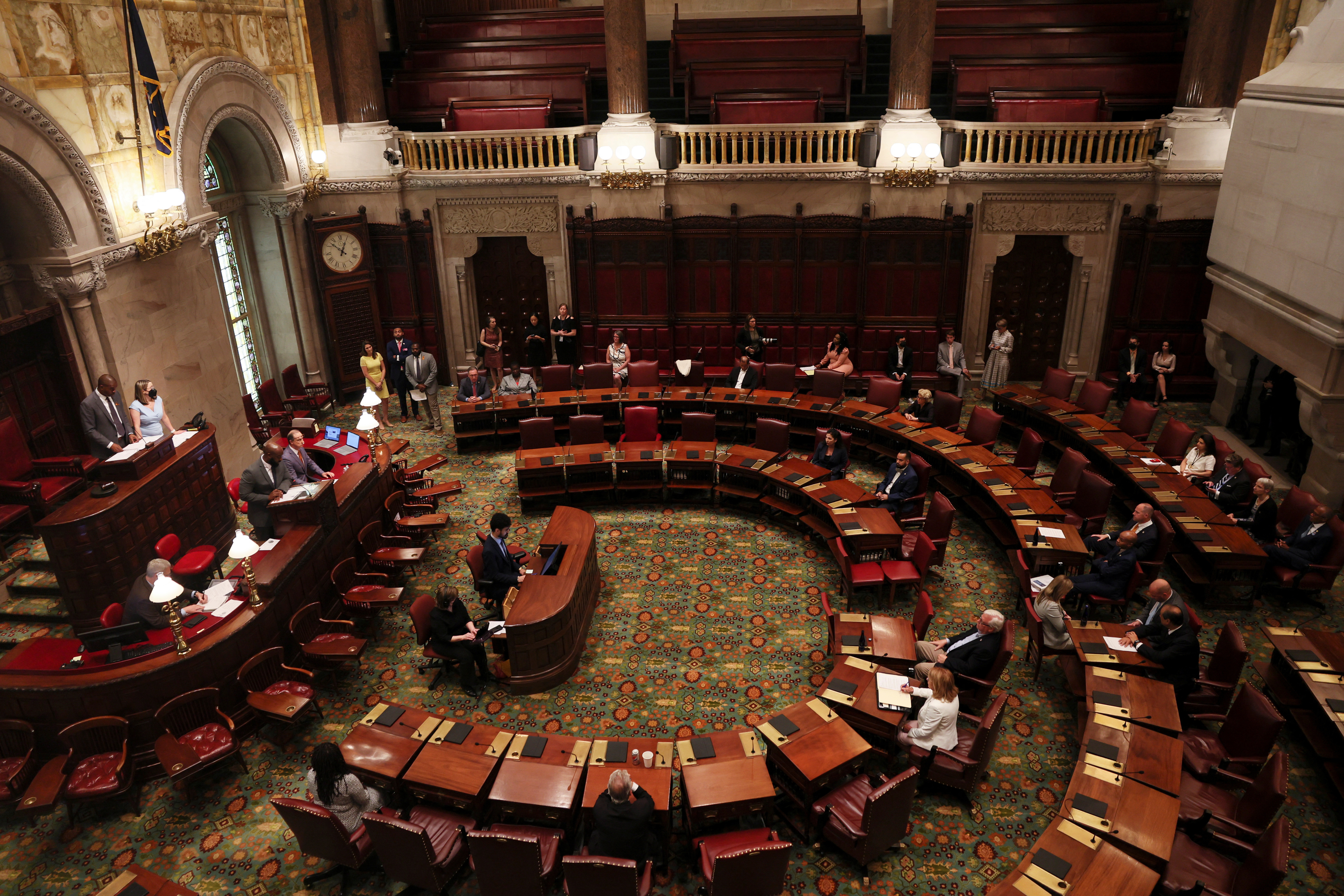 New York State legislature debates gun laws in Albany