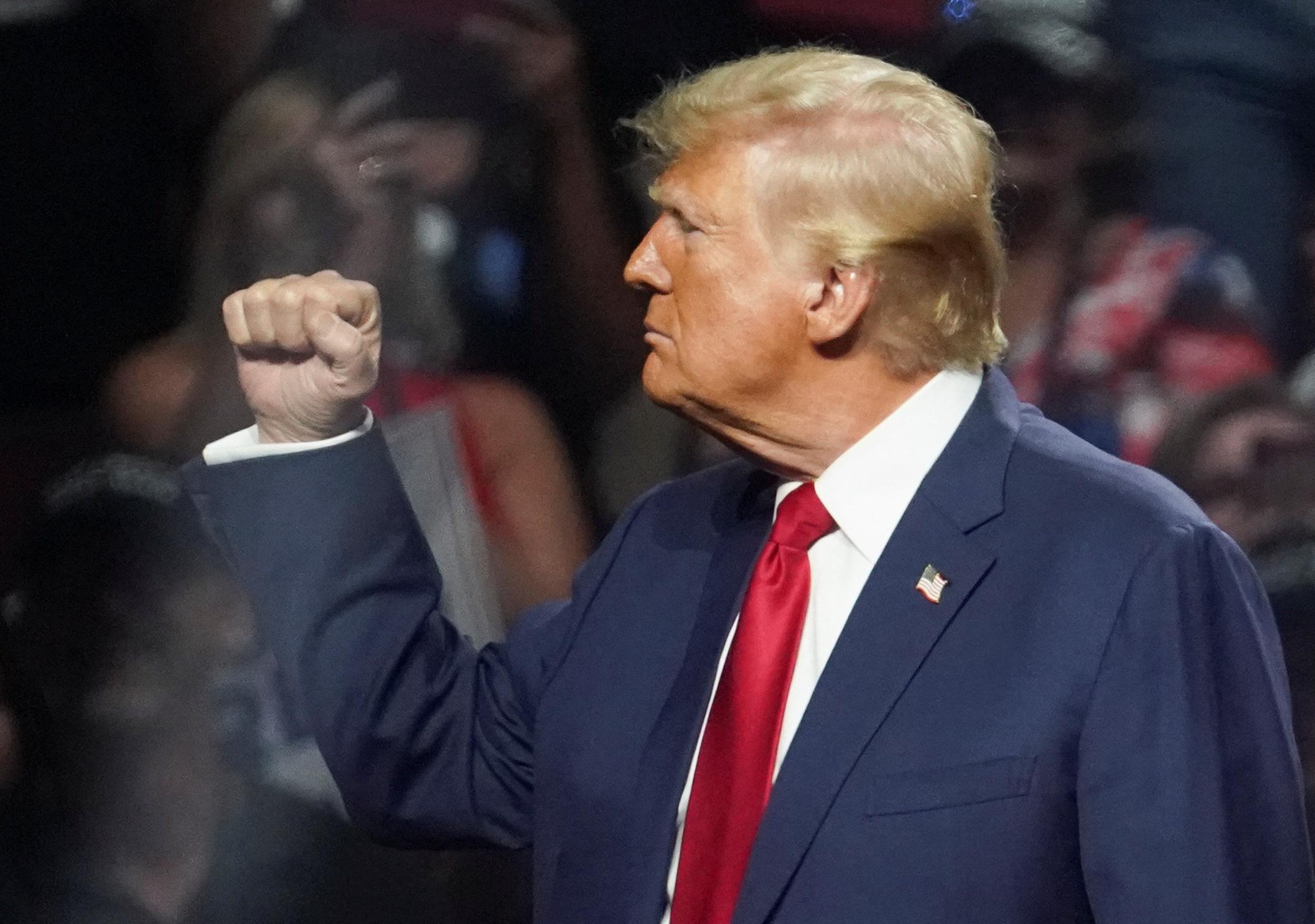 Republican presidential nominee and former U.S. President Trump holds rally in Glendale, Arizona