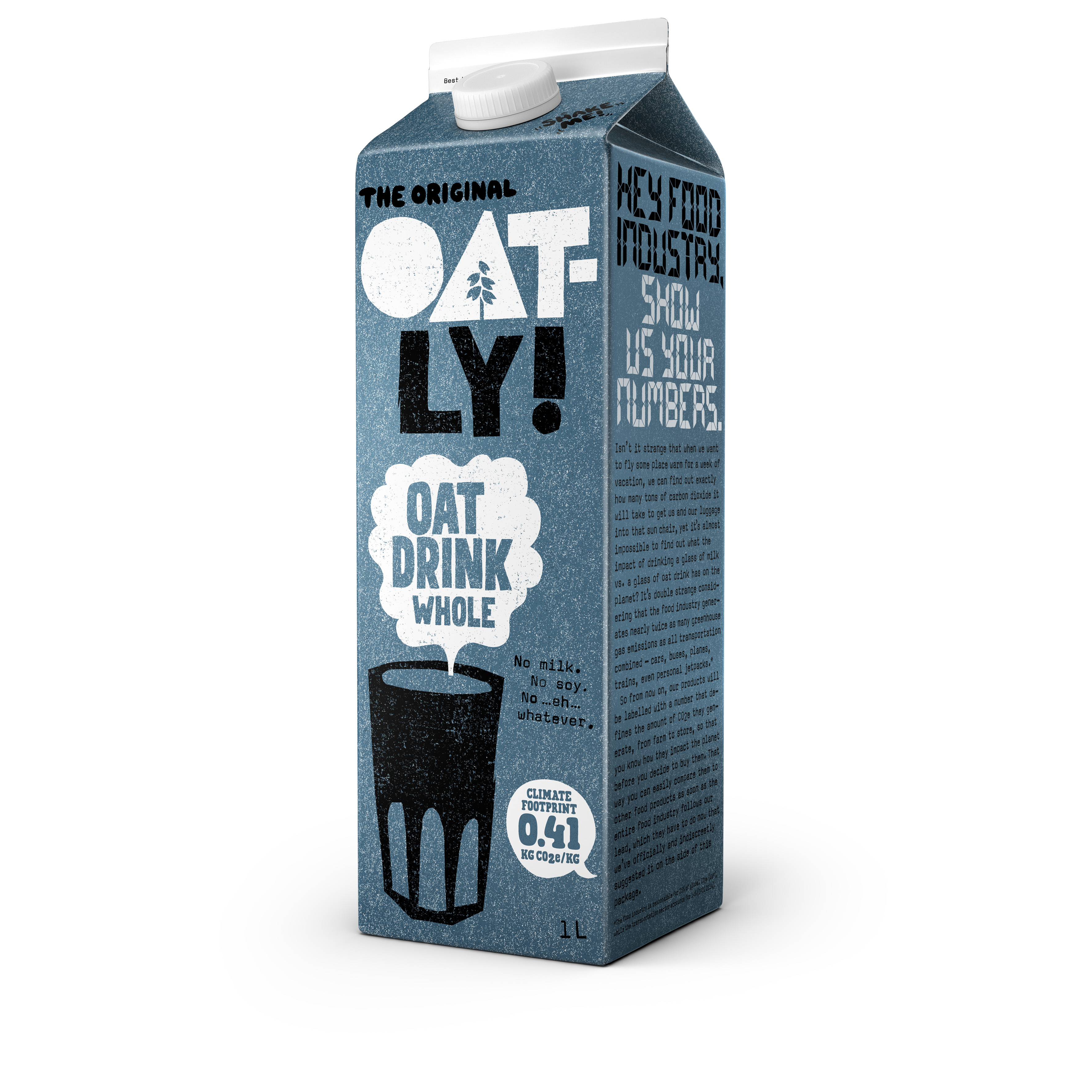 A product from vegan milk maker Oatly.   Courtesy Oatly 