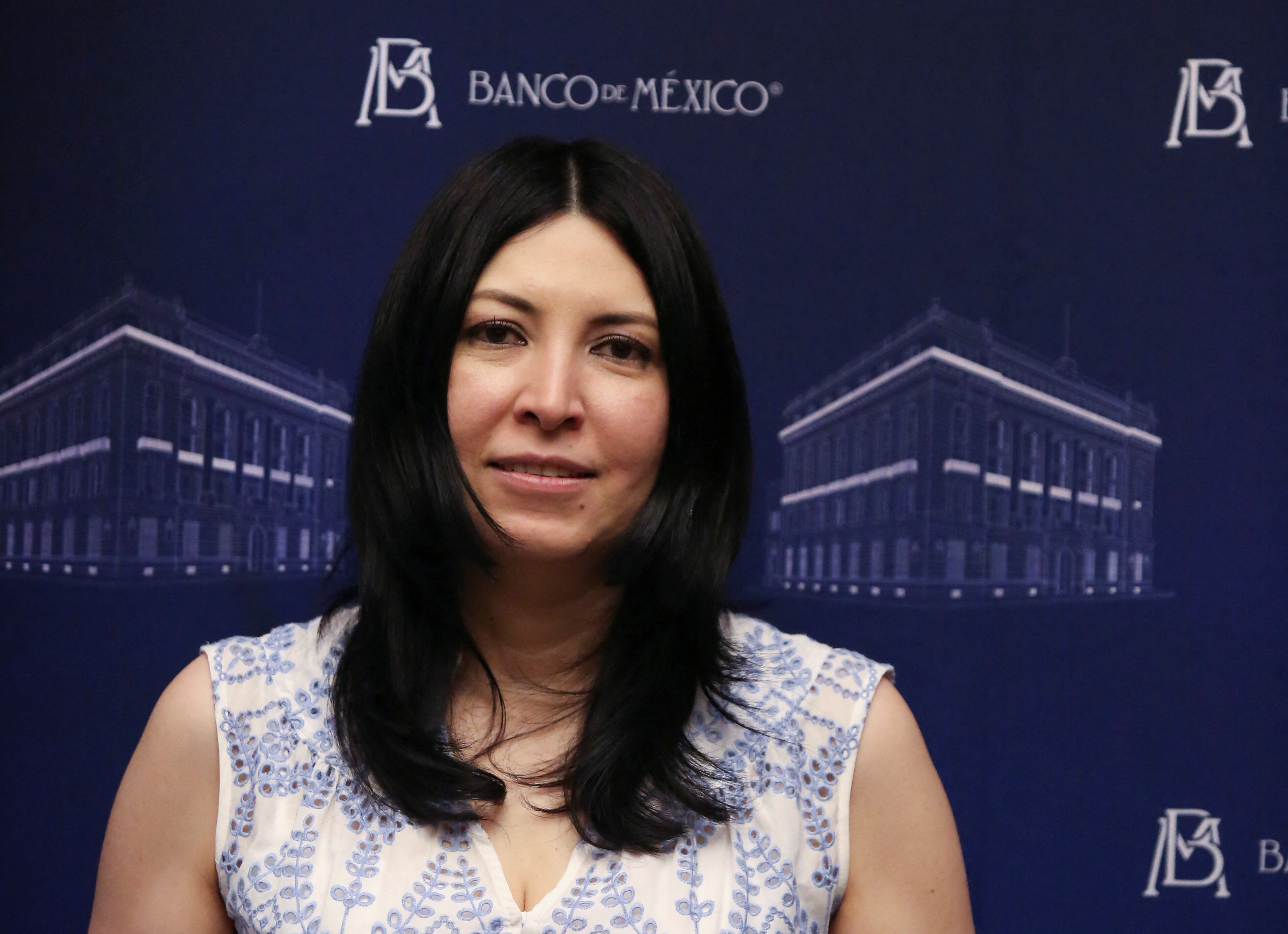 Mexico's Central Bank Governor Victoria Rodriguez Ceja speaks during an interview with Reuters