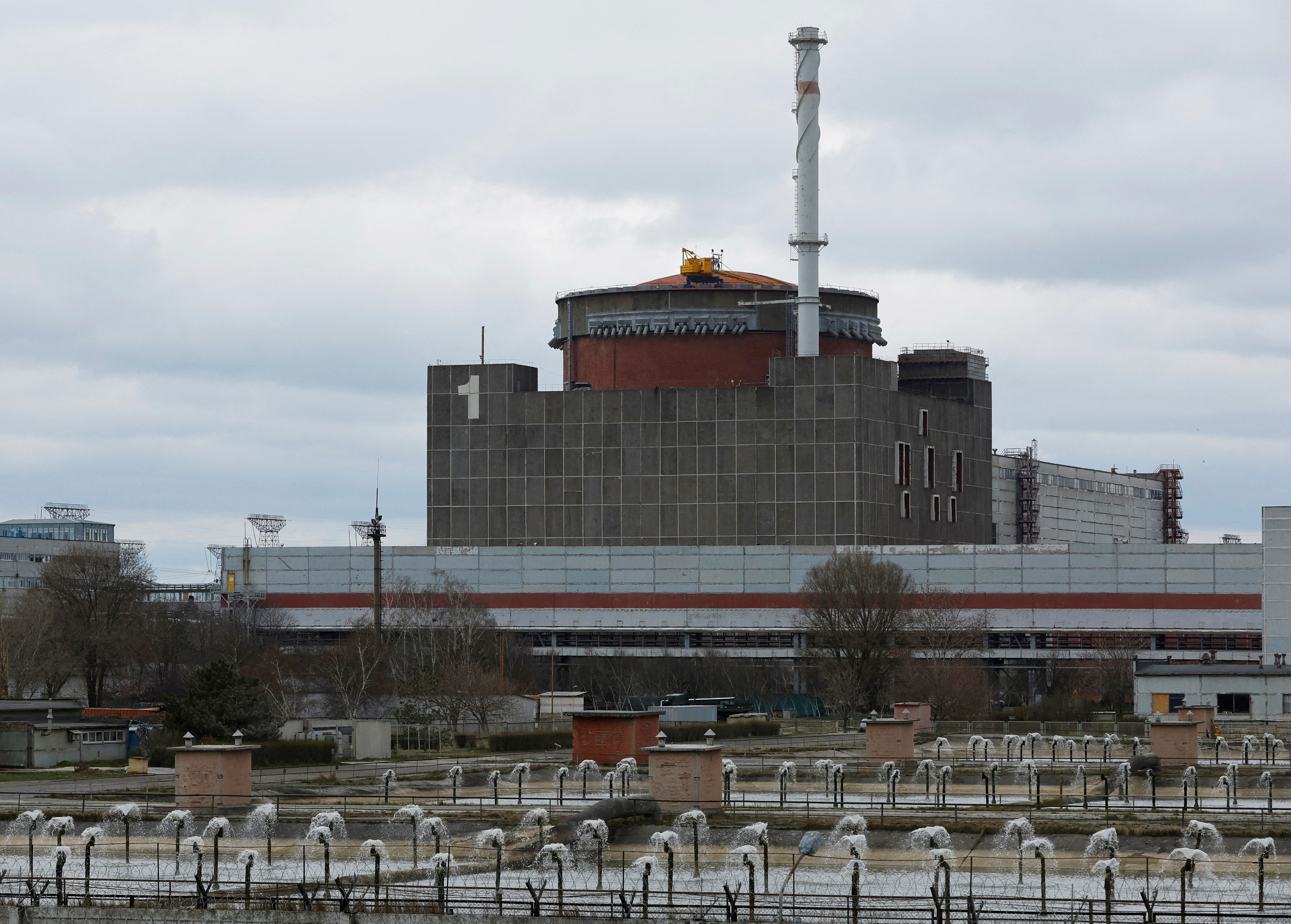 Photo de la centrale nucléaire de Zaporijjia