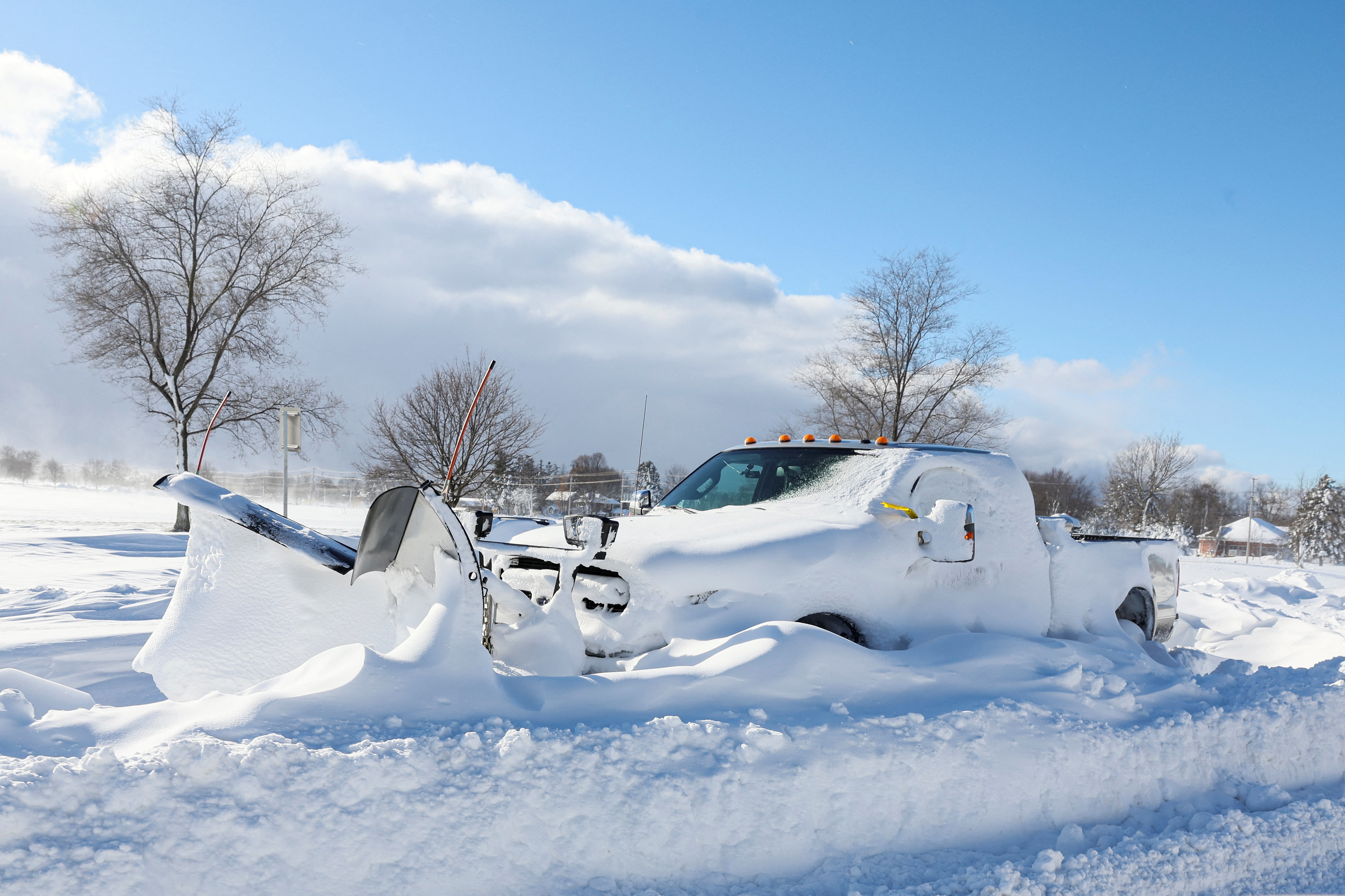 Winter storm hits Buffalo, New York